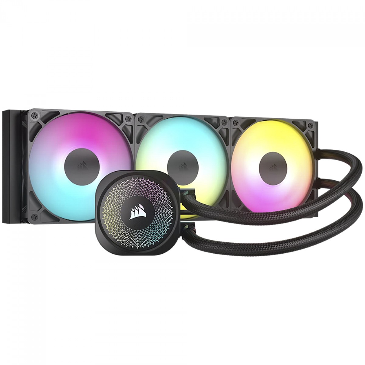 Water Cooler Corsair Nautilus RS ARGB, 360mm, PWM, Intel-AMD, Preto, CW-9060093-WW