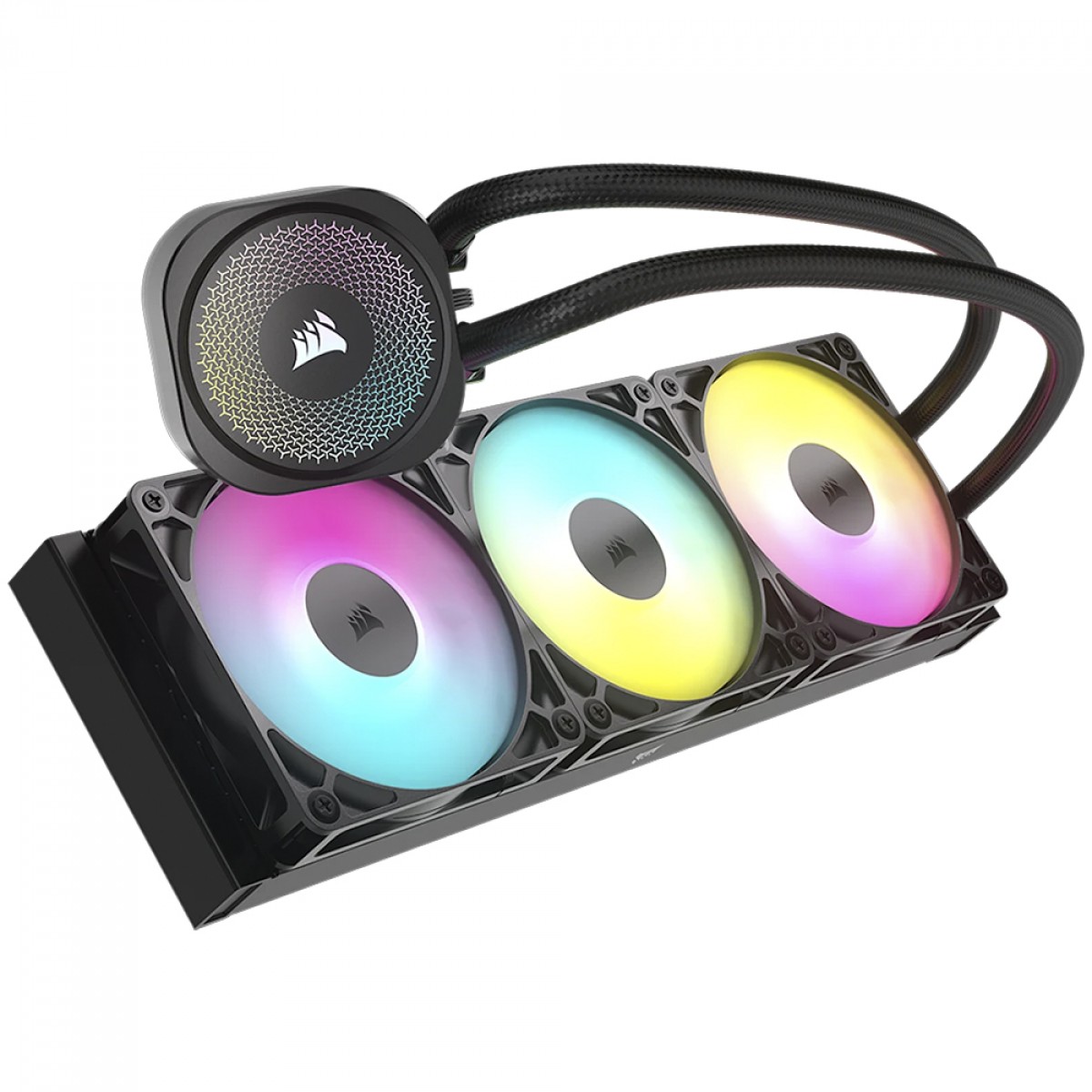 Water Cooler Corsair Nautilus RS ARGB, 360mm, PWM, Intel-AMD, Preto, CW-9060093-WW