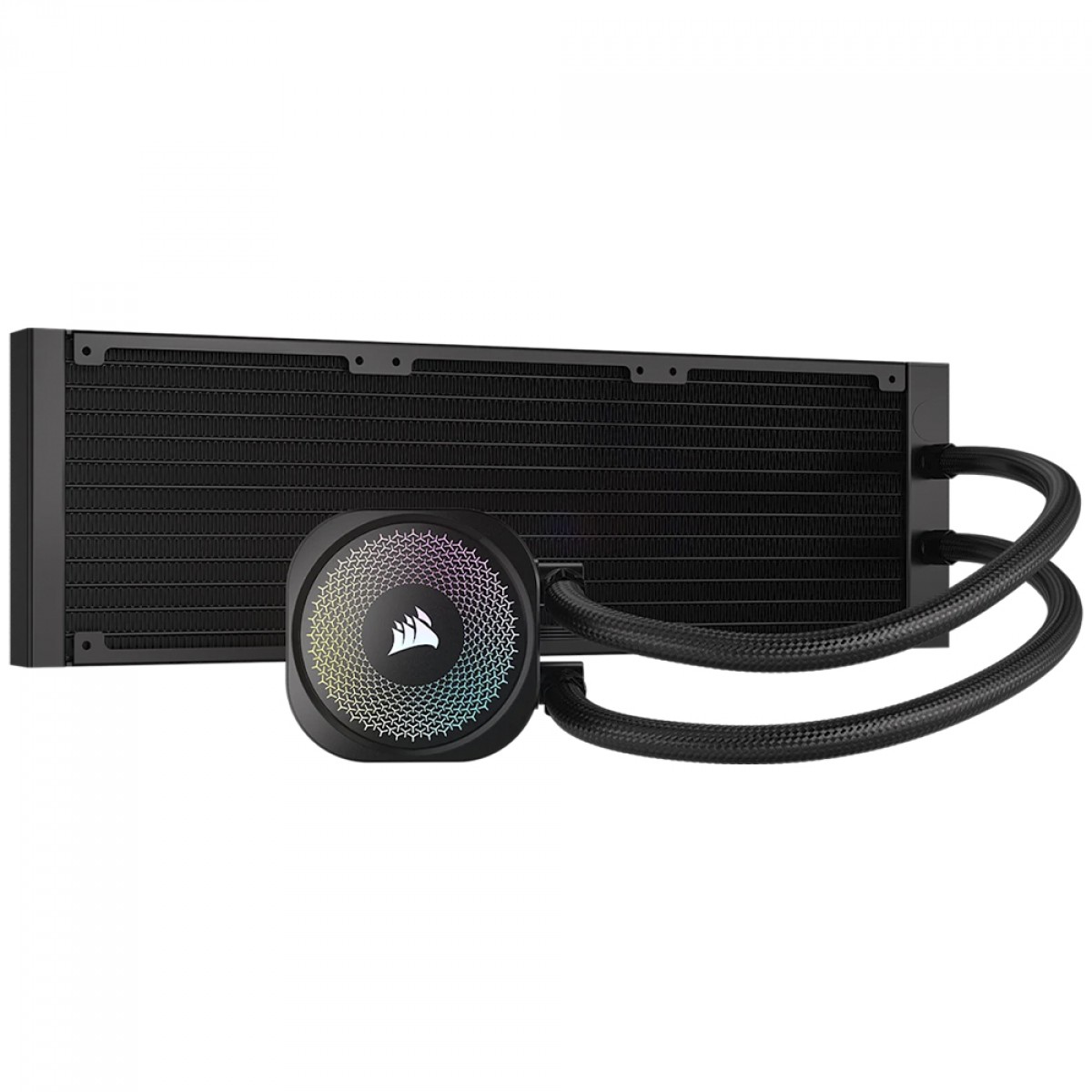 Water Cooler Corsair Nautilus RS ARGB, 360mm, PWM, Intel-AMD, Preto, CW-9060093-WW