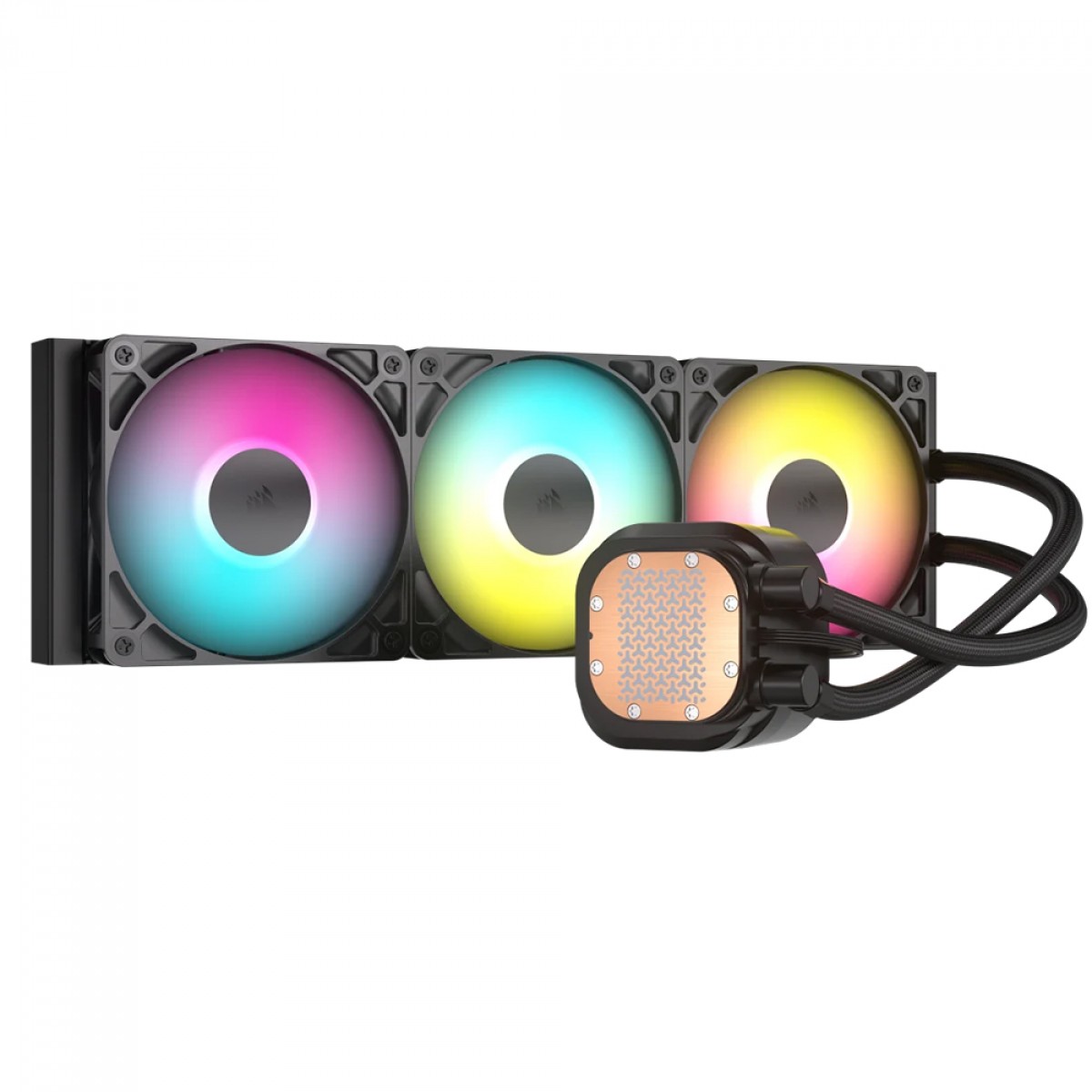 Water Cooler Corsair Nautilus RS ARGB, 360mm, PWM, Intel-AMD, Preto, CW-9060093-WW