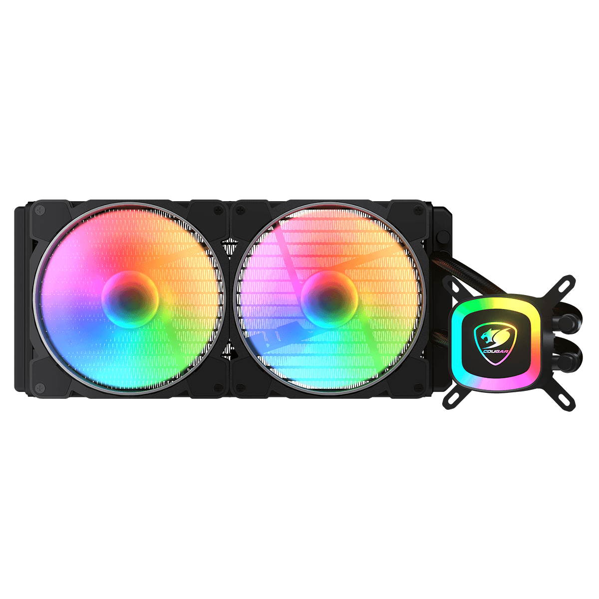 Water Cooler Cougar Poseidon LT 240, ARGB, 240mm, Intel-AMD, Black, CGR-PSDLTRGB 240