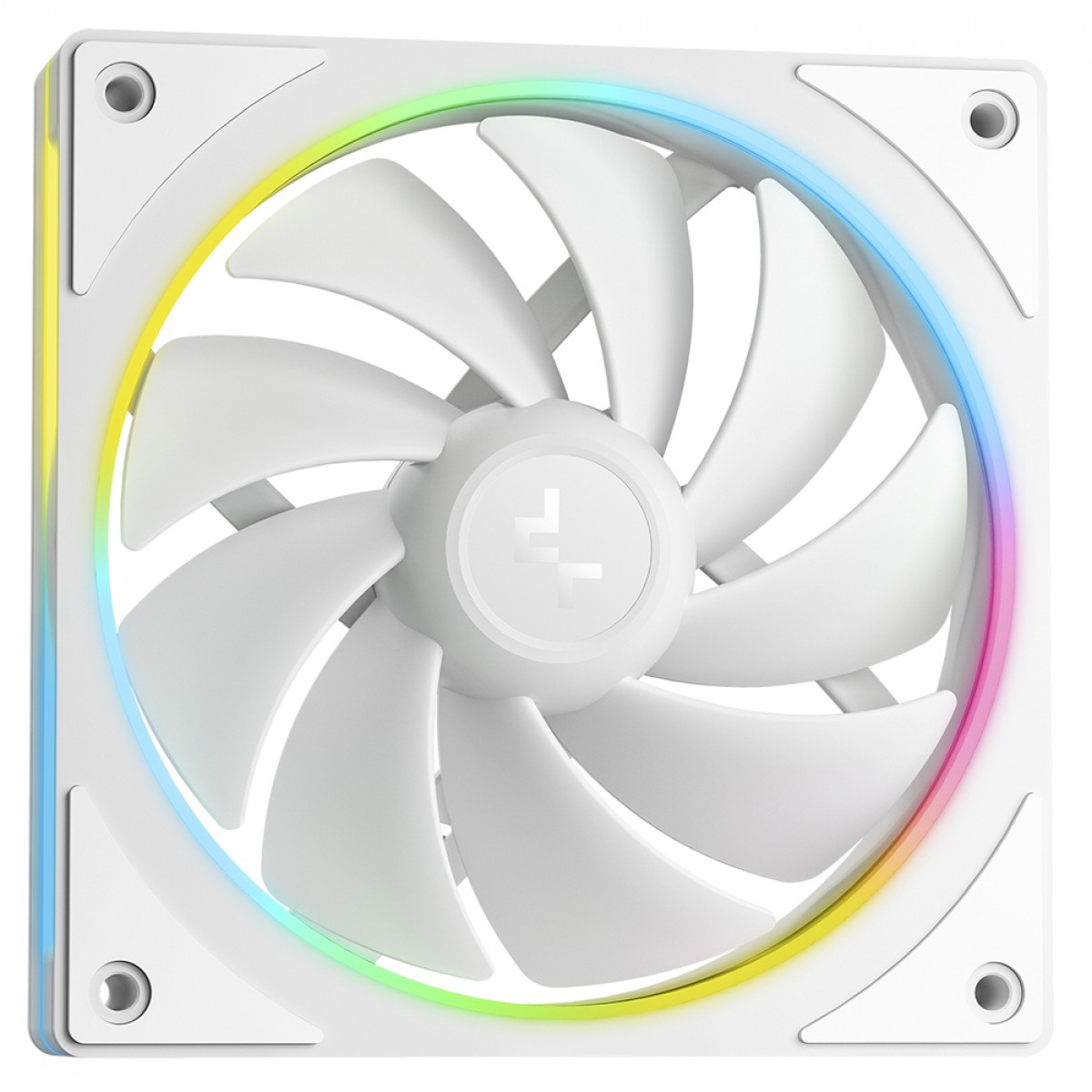 Water Cooler Deepcool LM240 WH, ARGB, 240mm, Display LCD IPS, Intel-AMD, Branco, R-LM240-WHDMMC-1