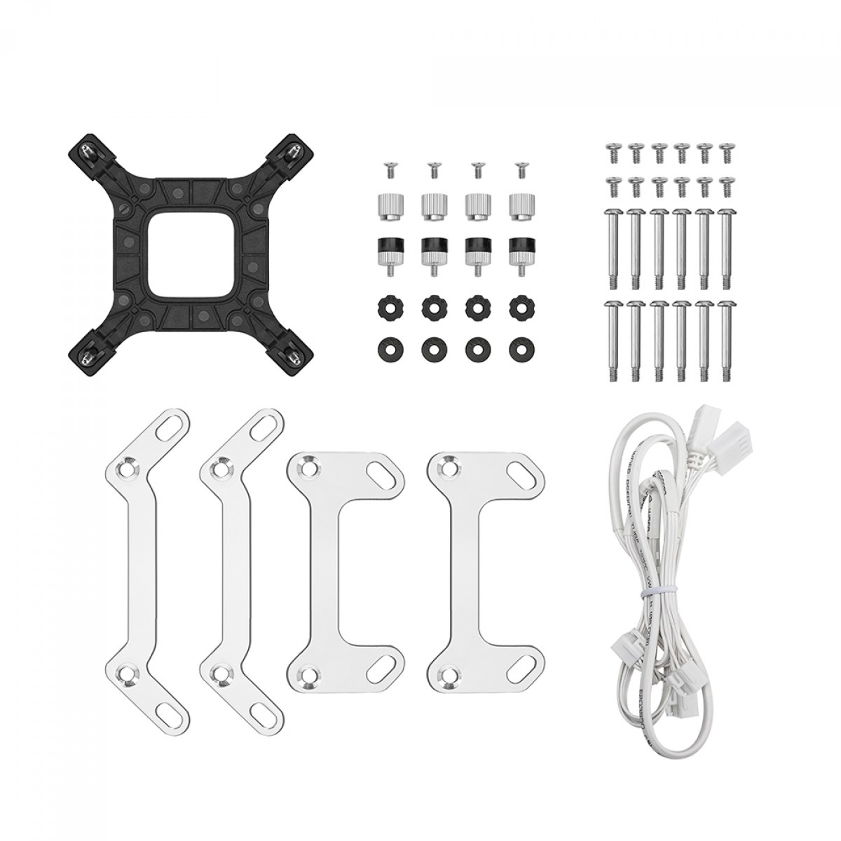 Water Cooler Deepcool LM360 WH, ARGB, 360mm, Display LCD IPS, Intel-AMD, Branco, R-LM360-WHDMMC-1