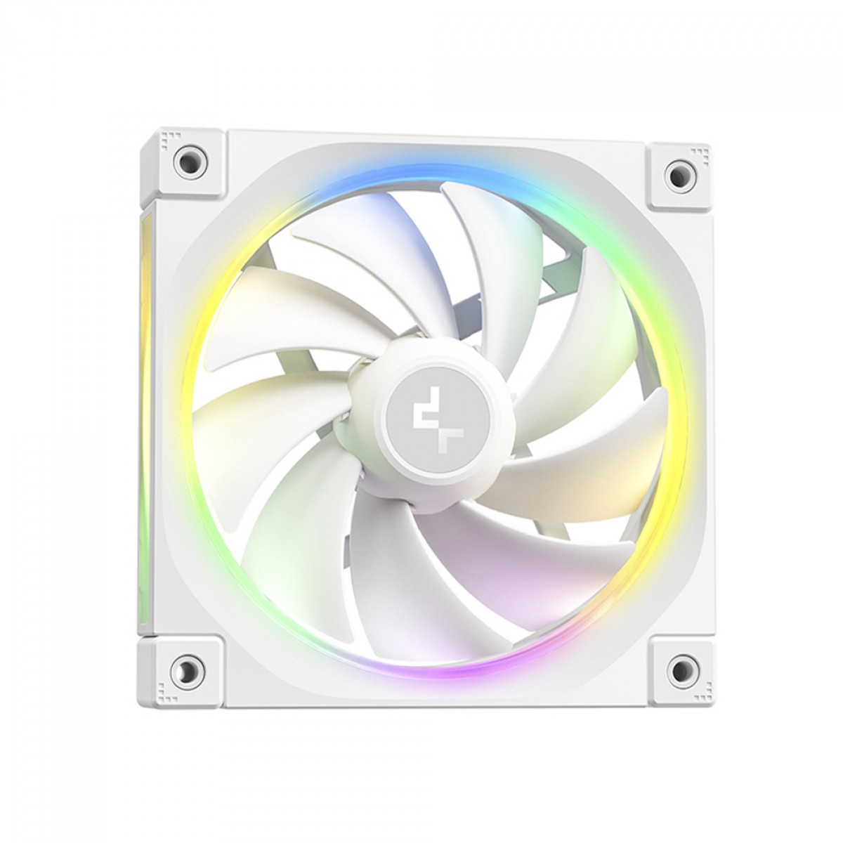 Water Cooler DeepCool LQ360 WH, ARGB, 360mm, Com Display LCD, Intel-AMD, Branco, R-LQ360-WHDSMC-G-1