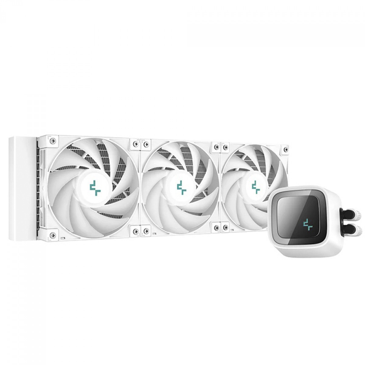 Water Cooler DeepCool LS720, LED RGB 360mm, Intel-AMD, White, R-LS720-WHAMNT-G-1