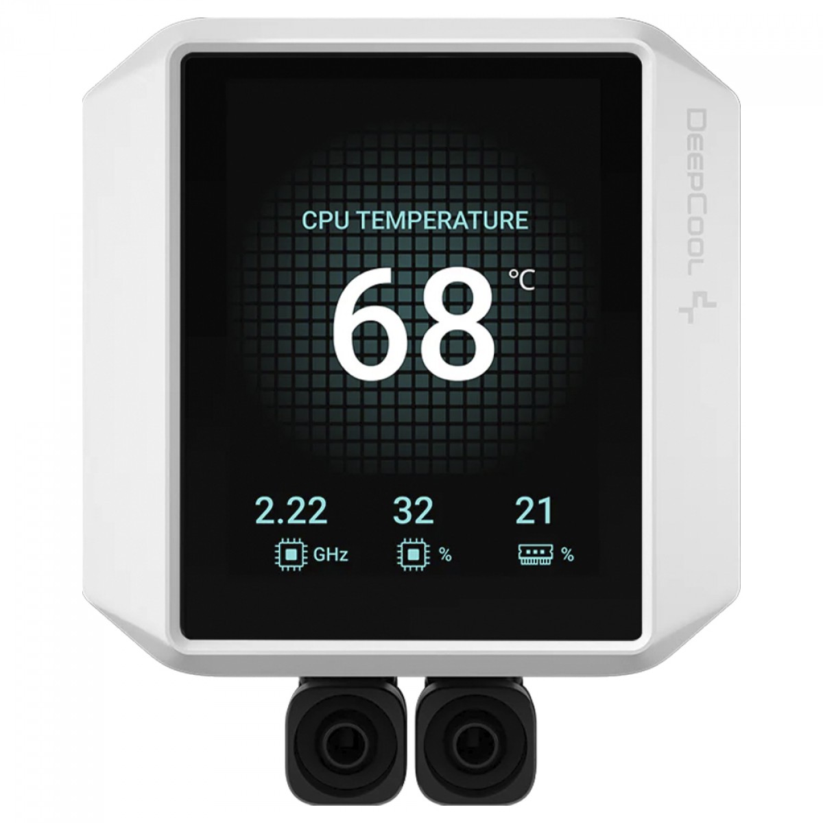 Water Cooler DeepCool Mystique 240 WH, 240mm, Display LCD, Intel-AMD, Branco, R-LX240-WHDSNMP-G-1