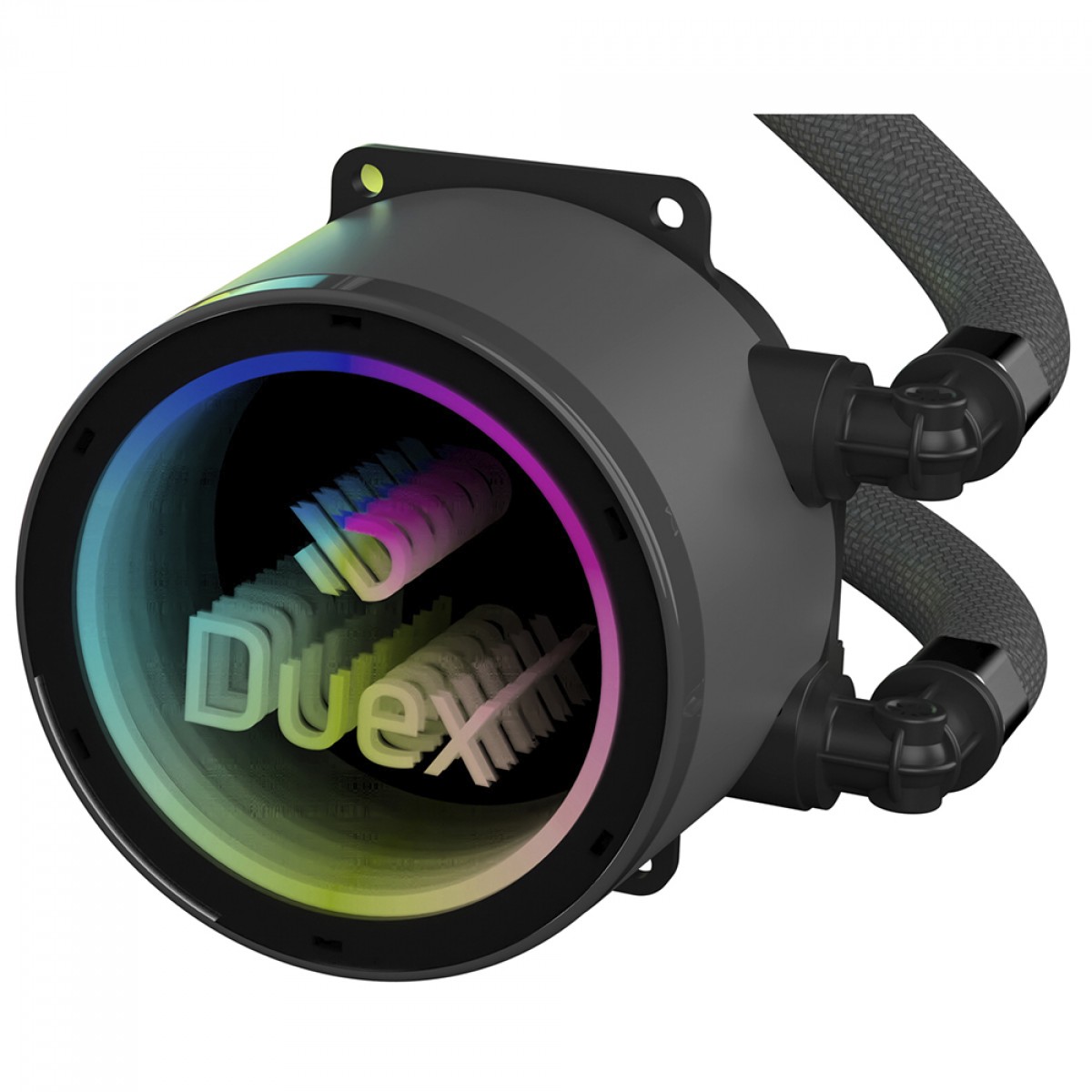 Water Cooler Duex Neo Mirror, 240mm, ARGB, Intel-AMD, PWM, Preto, DXWC240MIRROR