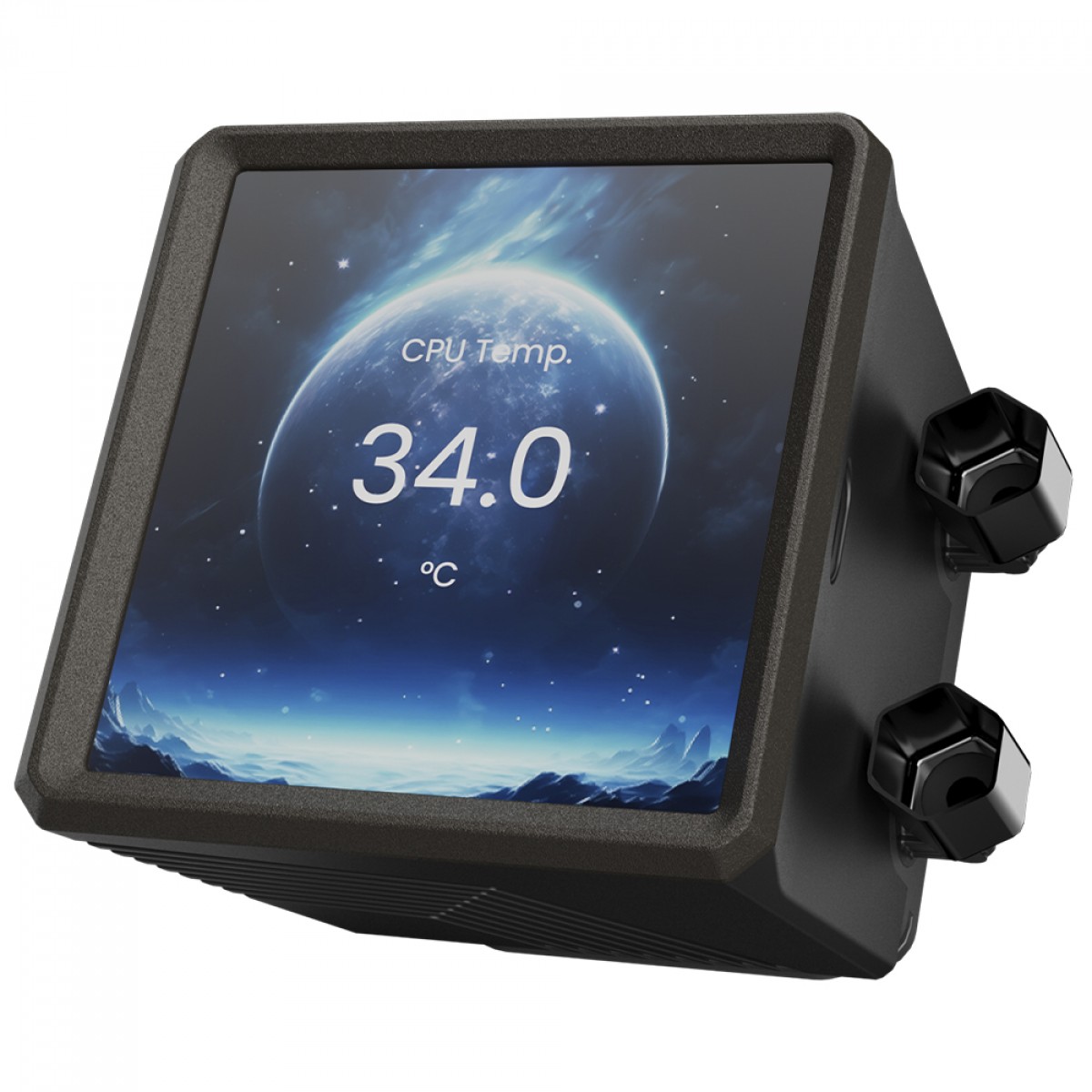 Water Cooler Gamdias Aura GL 240 LCD, ARGB, 240mm, Display Digital, Intel-AMD, PWM, Preto