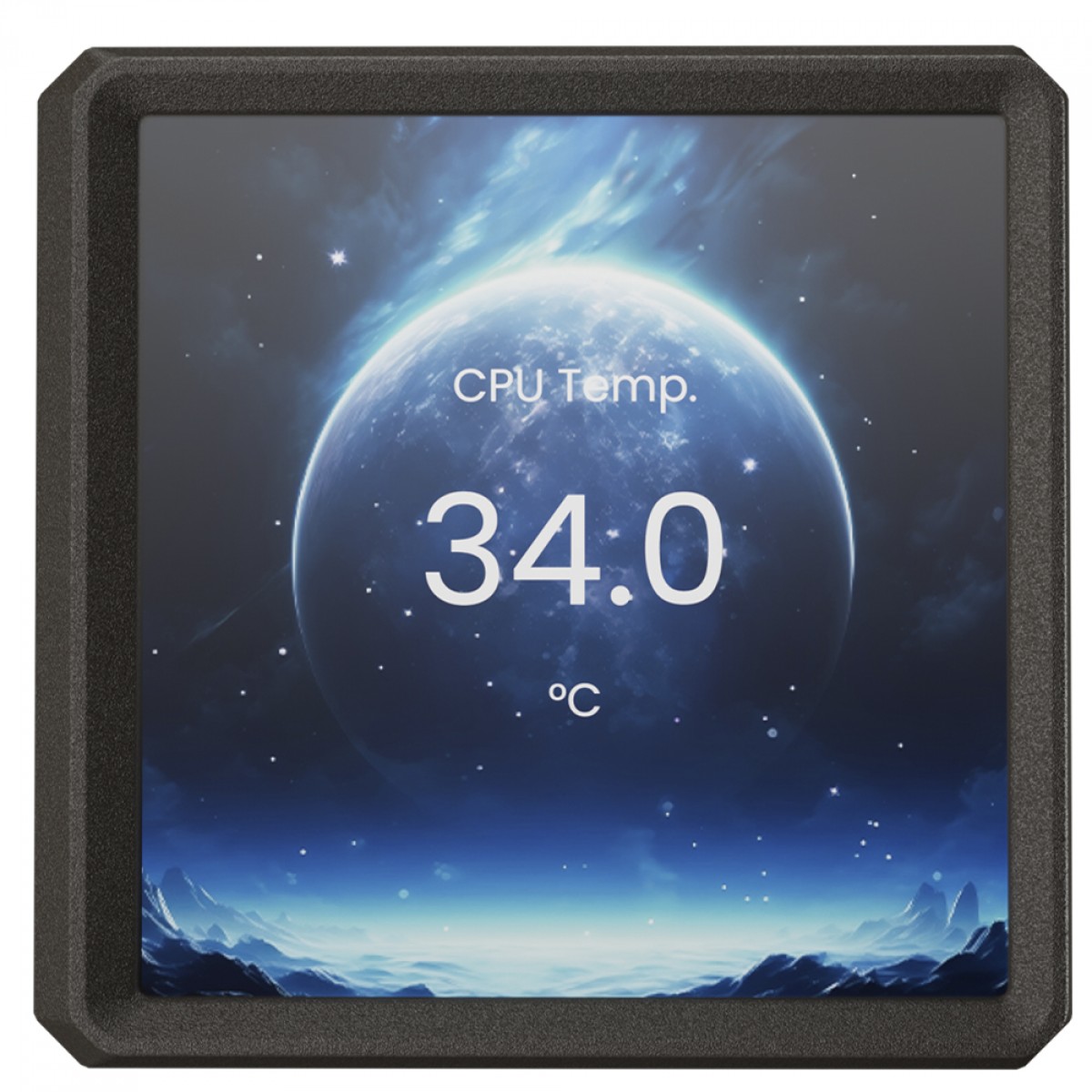 Water Cooler Gamdias Aura GL 240 LCD, ARGB, 240mm, Display Digital, Intel-AMD, PWM, Preto