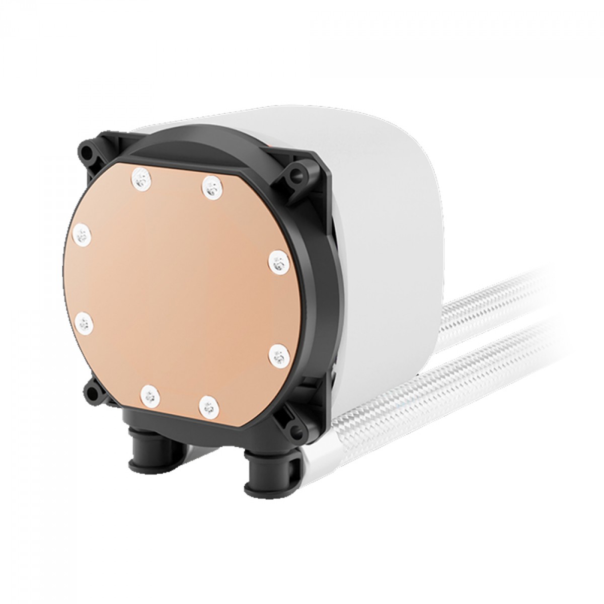 Water Cooler Gamdias Aura GL 240 V2, 240mm, ARGB, Intel/AMD, White