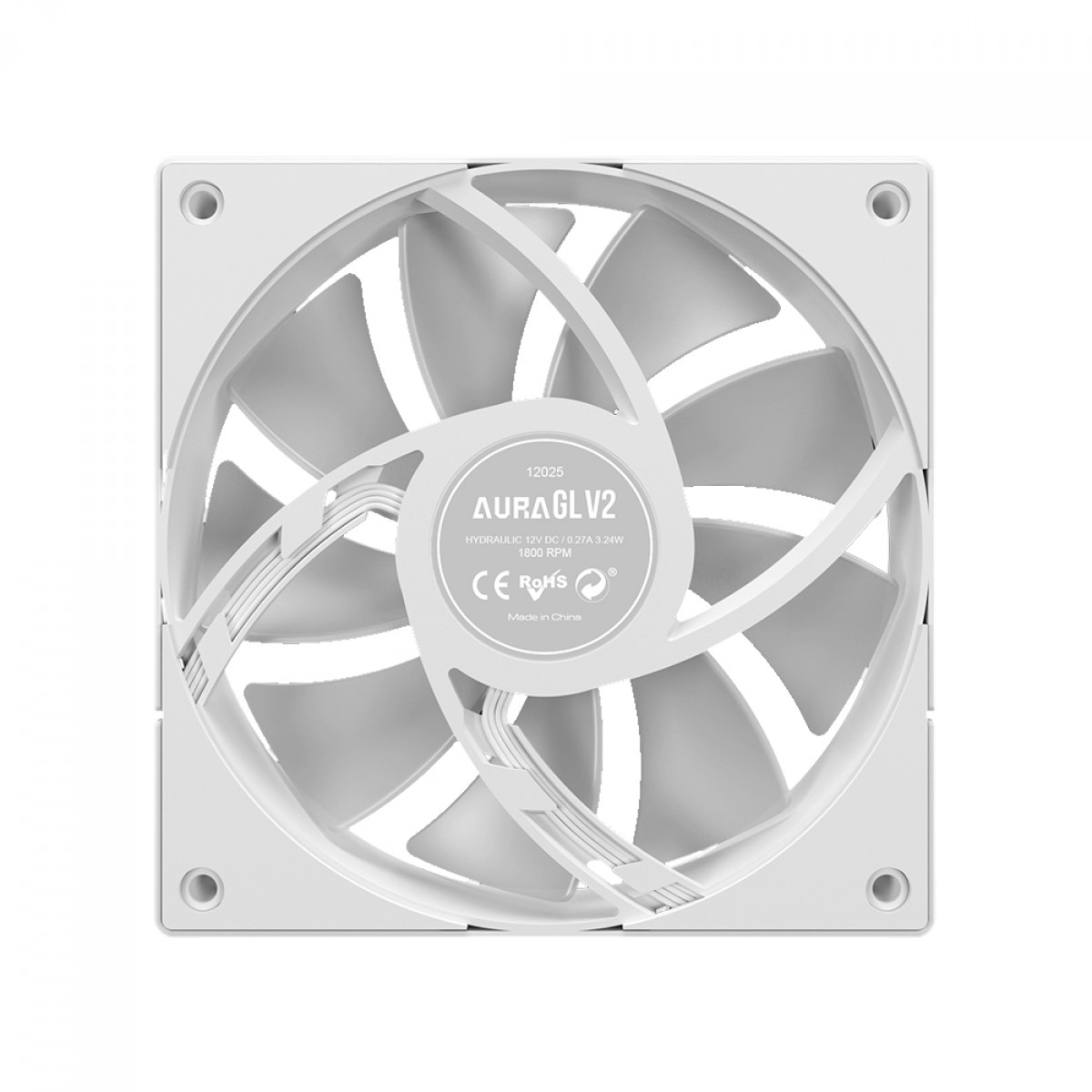 Water Cooler Gamdias Aura GL 240 V2, 240mm, ARGB, Intel/AMD, White