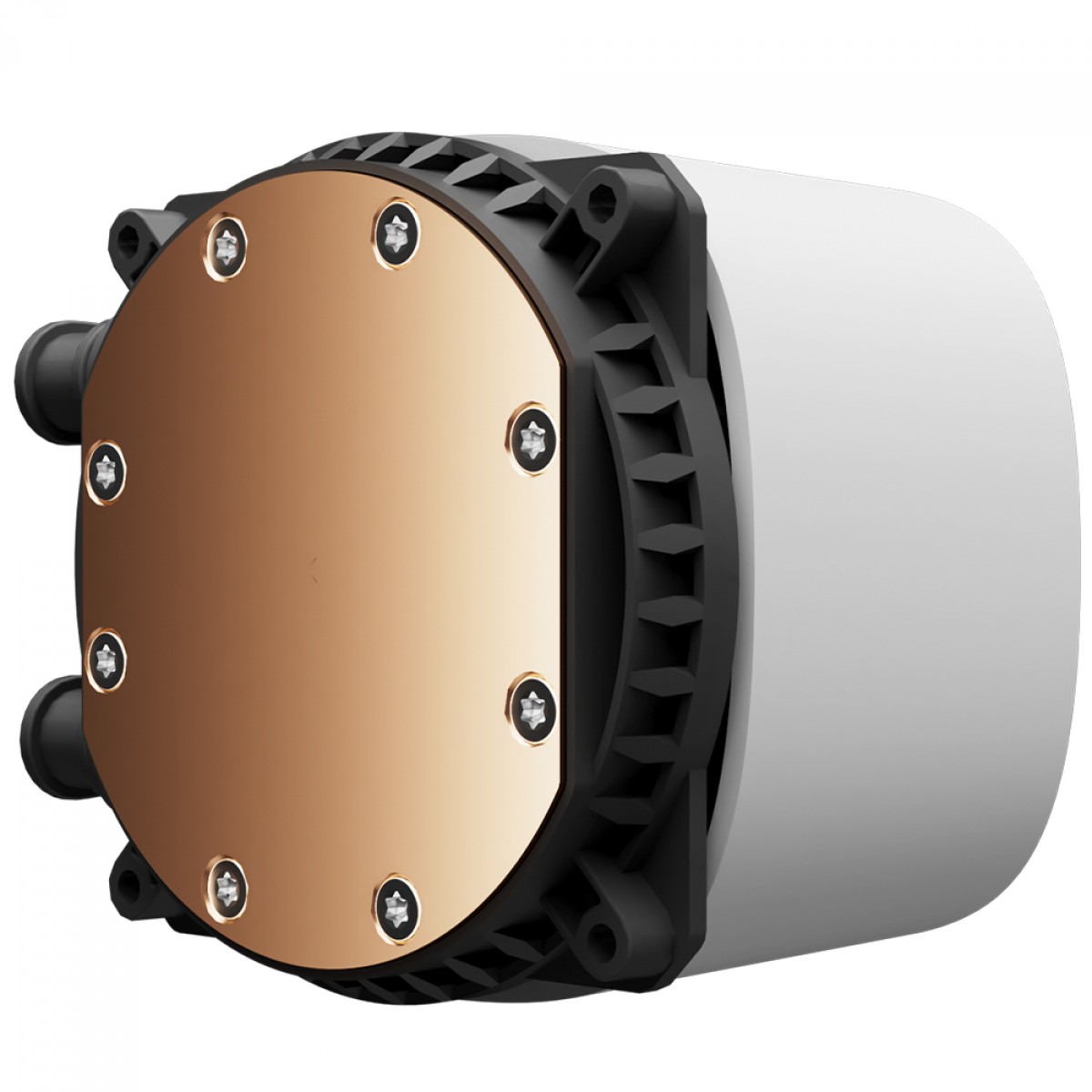 Water Cooler Gamdias Aura GL 360 Digital WH, 360mm, ARGB, Intel/AMD, Branco