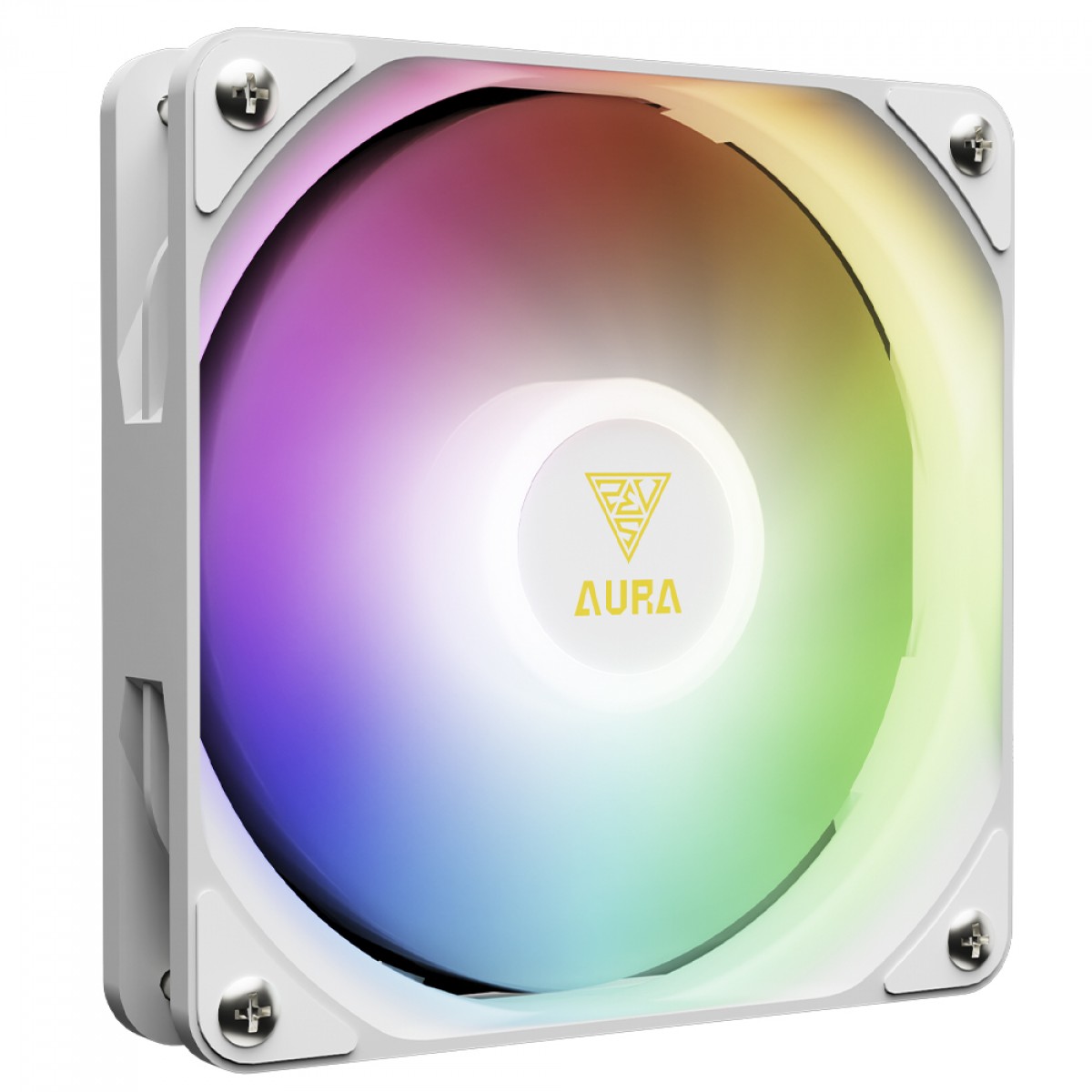 Water Cooler Gamdias Aura GL 360 Digital WH, 360mm, ARGB, Intel/AMD, Branco