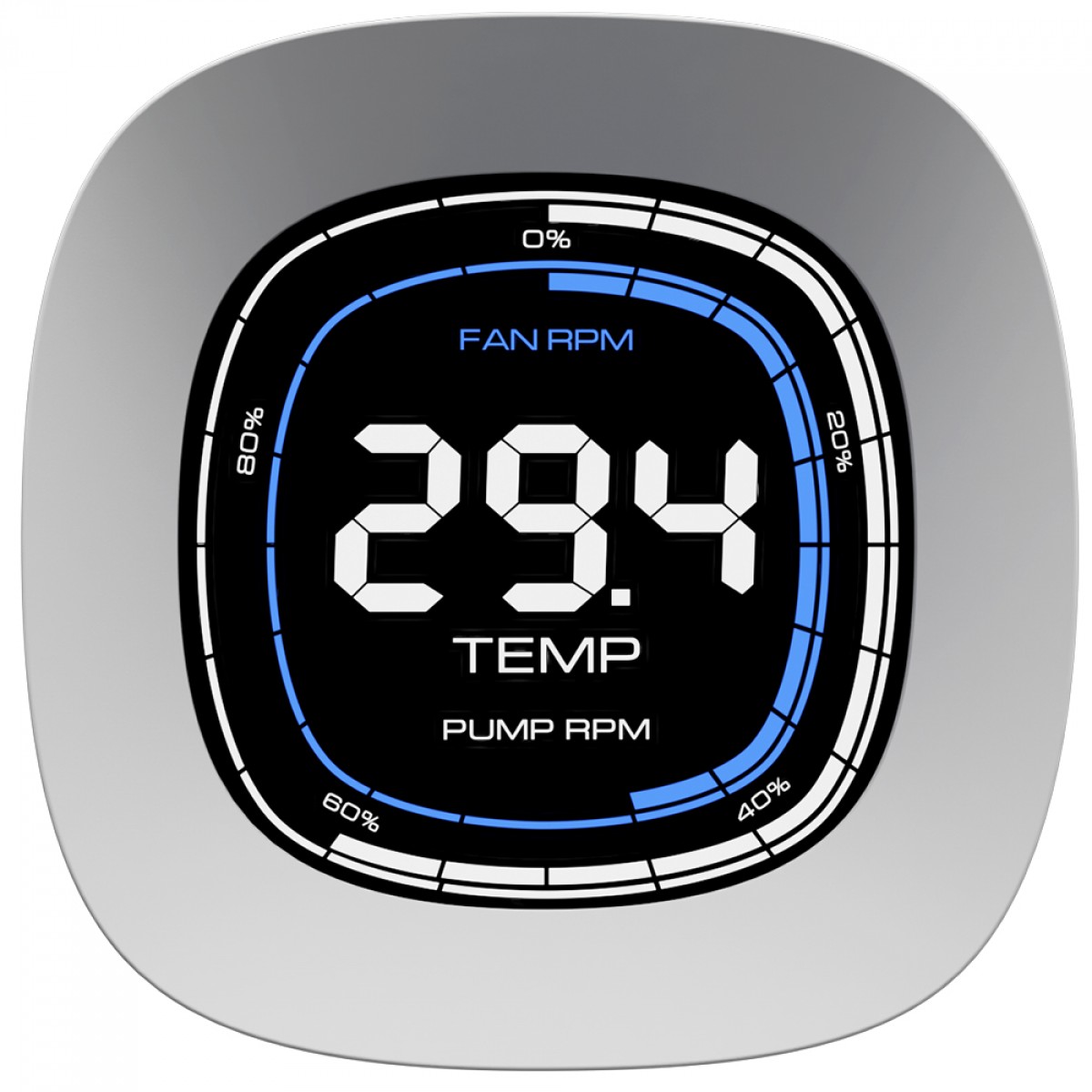 Water Cooler Gamdias Aura GL 360 Digital WH, 360mm, ARGB, Intel/AMD, Branco