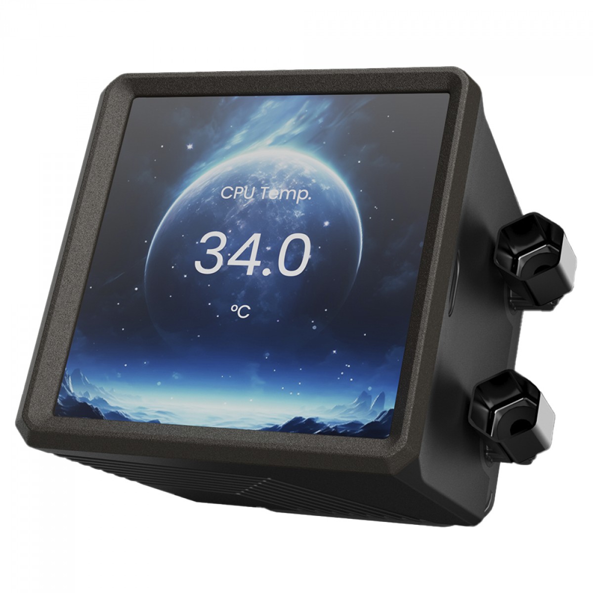 Water Cooler Gamdias Aura GL 360 LCD, ARGB, 360mm, Display Digital, Intel-AMD, PWM, Preto