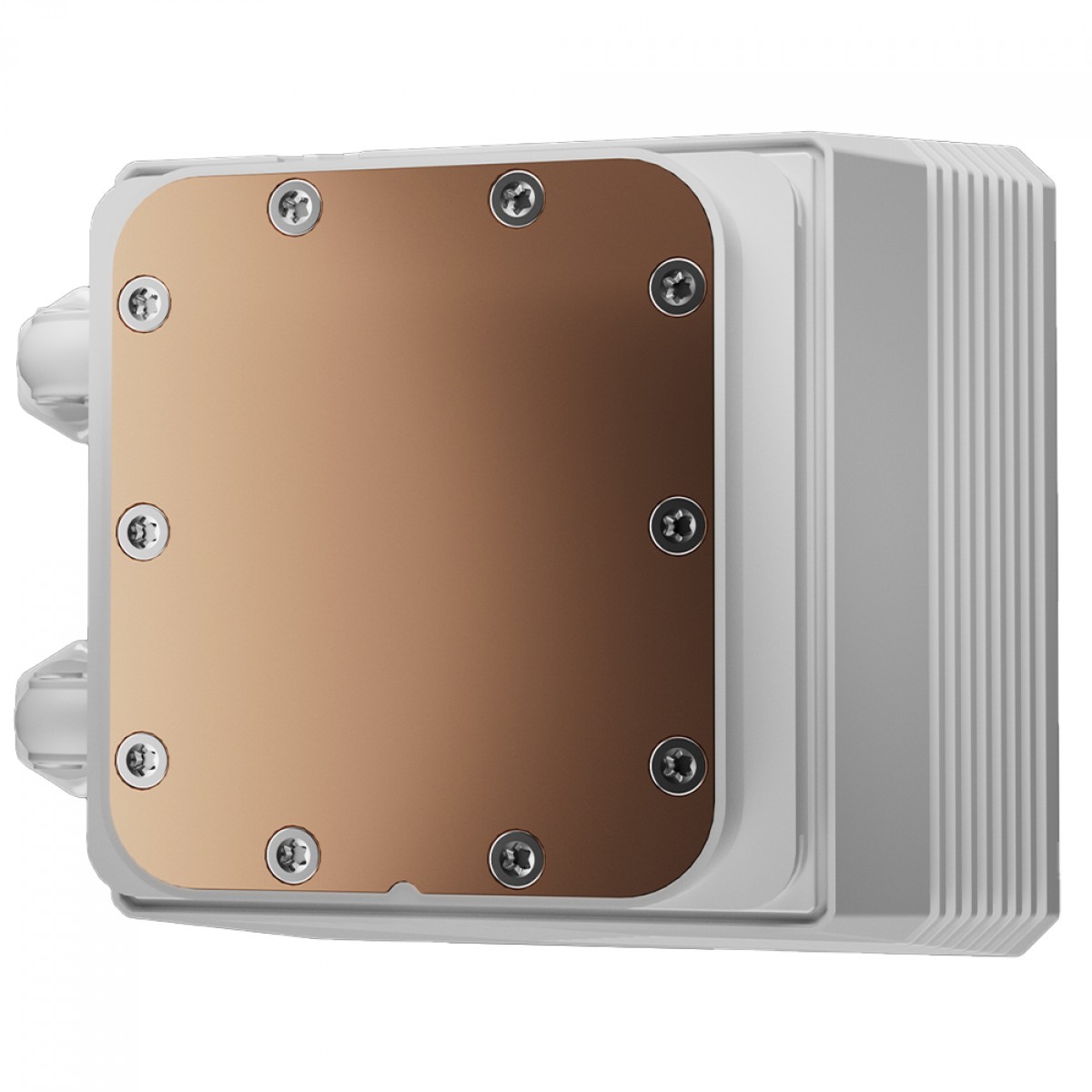 Water Cooler Gamdias Aura GL 360 LCD WH, ARGB, 360mm, Display Digital, Intel-AMD, PWM, Branco