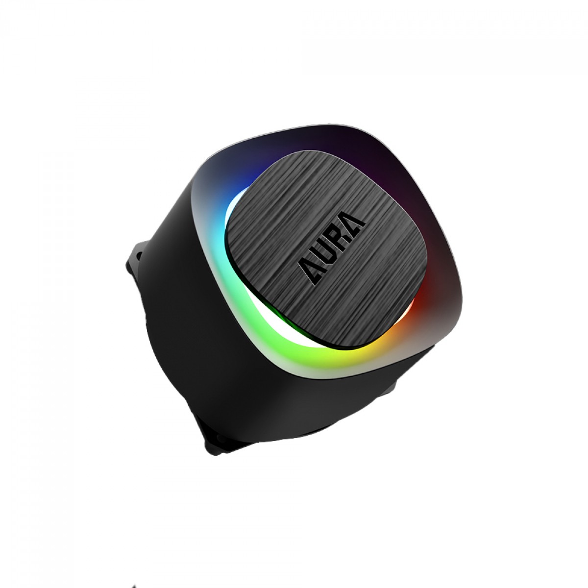 Water Cooler Gamdias Aura GL 360 V2, 360mm, ARGB, Intel/AMD, Black