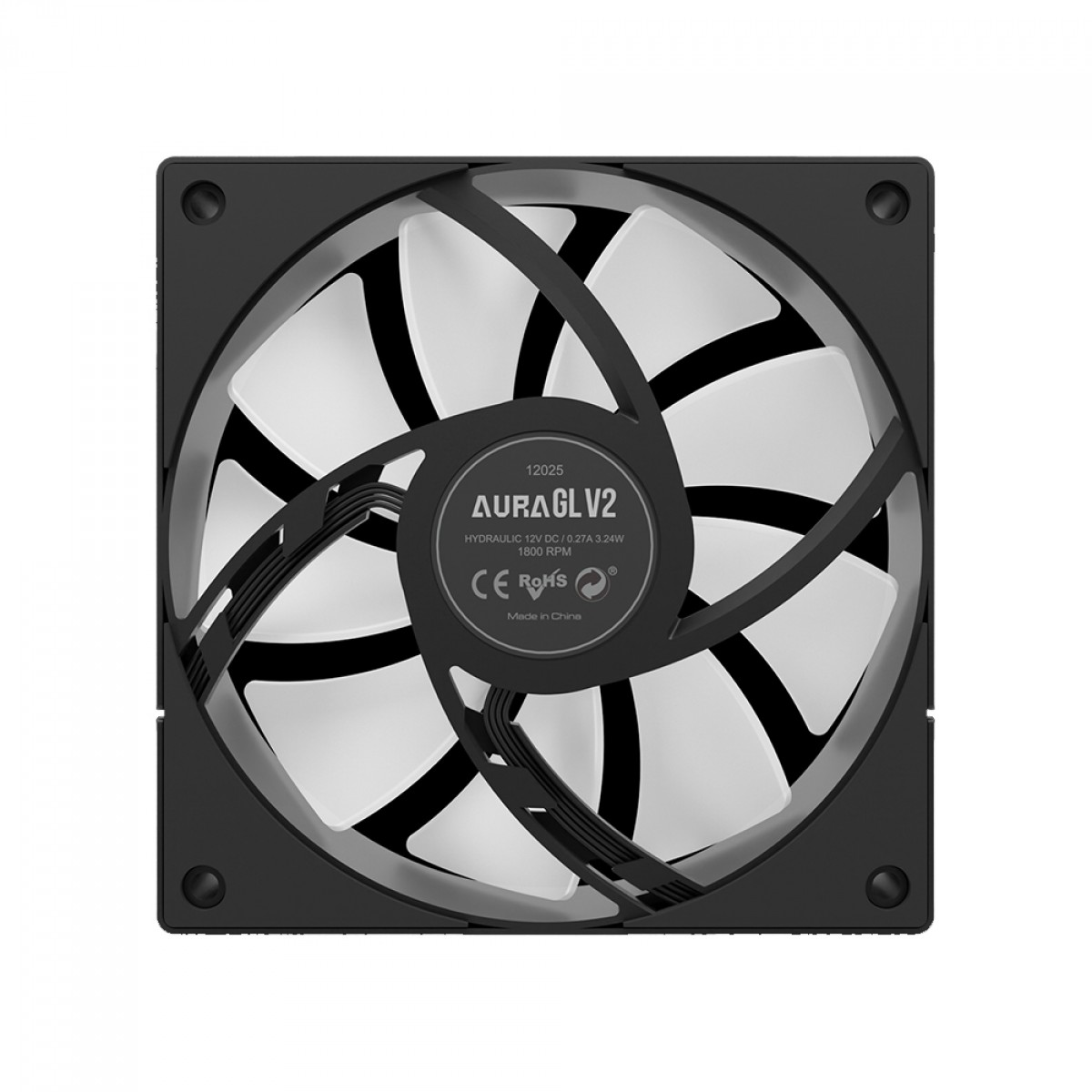 Water Cooler Gamdias Aura GL 360 V2, 360mm, ARGB, Intel/AMD, Black