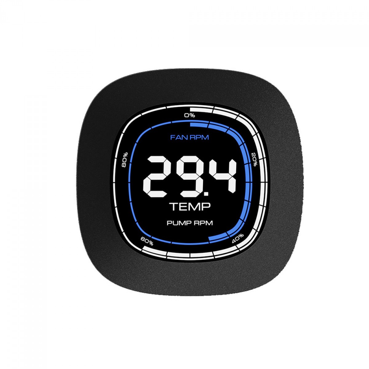 Water Cooler Gamdias Chione M4-240, ARGB, 240mm, Display LCD, Intel-AMD, Black