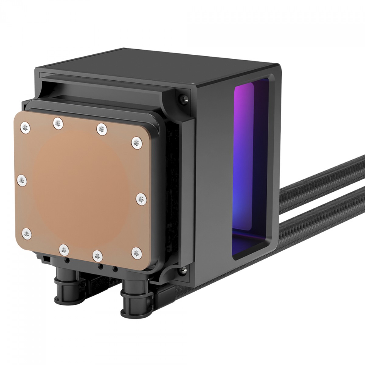 Water Cooler Gamdias Chione P5-240, RGB, 240mm, Display Digital, Intel-AMD, PWM, Preto