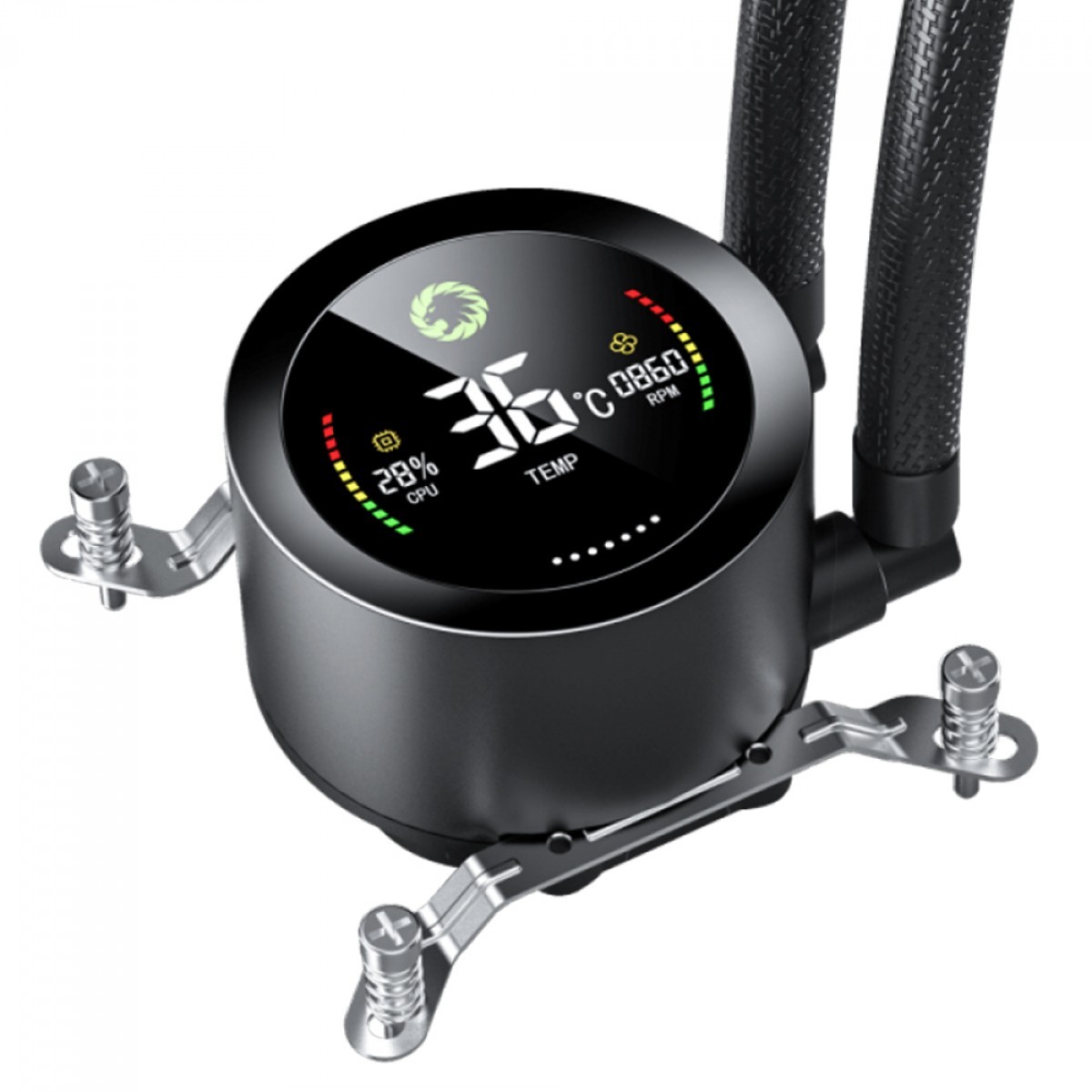 Water Cooler Gamemax IceBurg 360N2 Digital BK, ARGB, 360mm, Intel-AMD, Preto