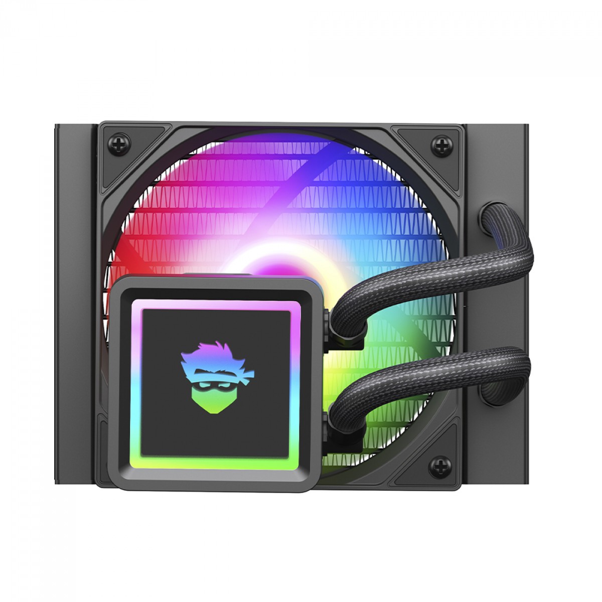 Water Cooler Gamer Ninja Yuki, ARGB, 120mm, Intel-AMD, Controladora, Black, GN-WC-YK120RB