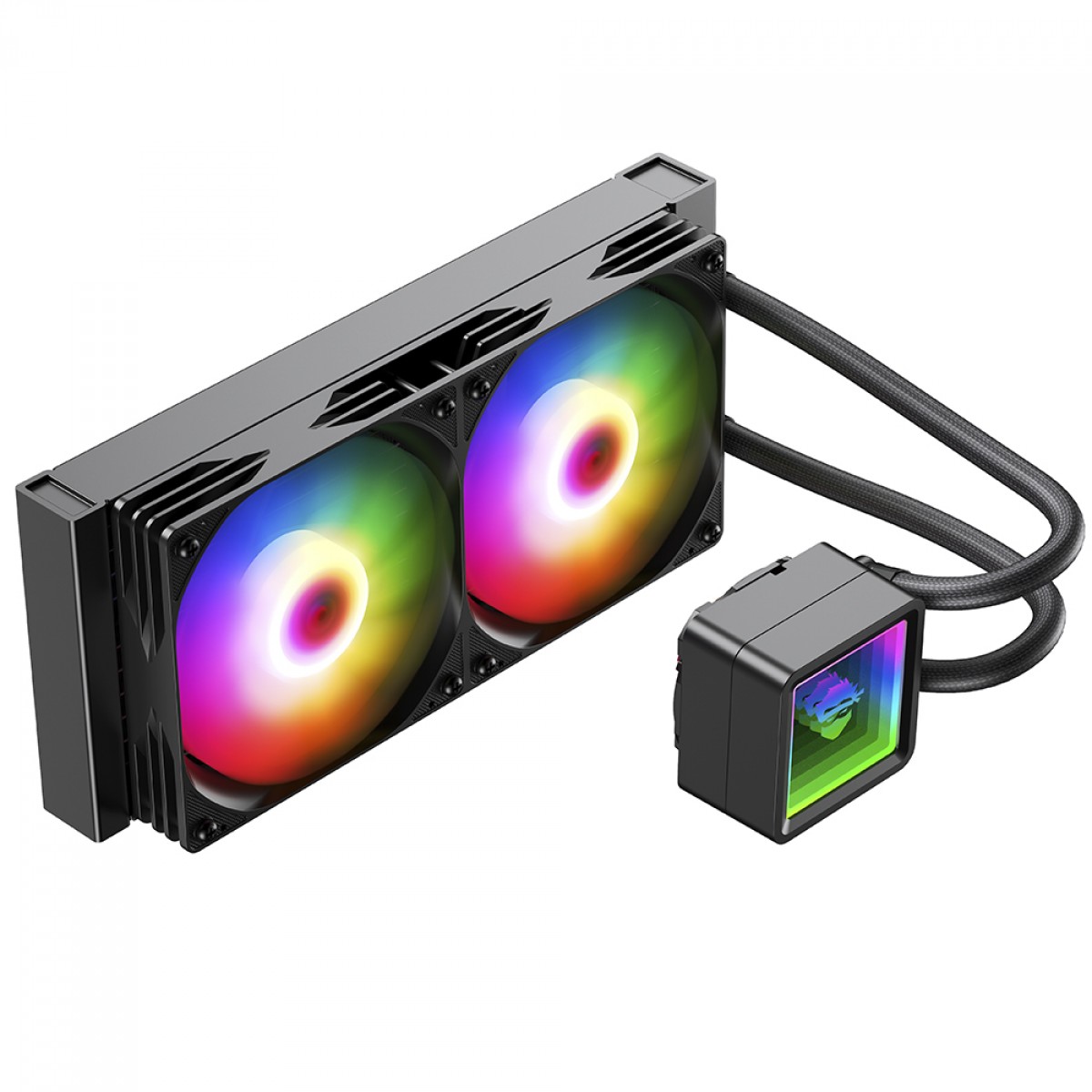 Water Cooler Gamer Ninja Yuki, ARGB, 240mm, Intel-AMD, Controladora, Black, GN-WC-YK240RB - Open Box