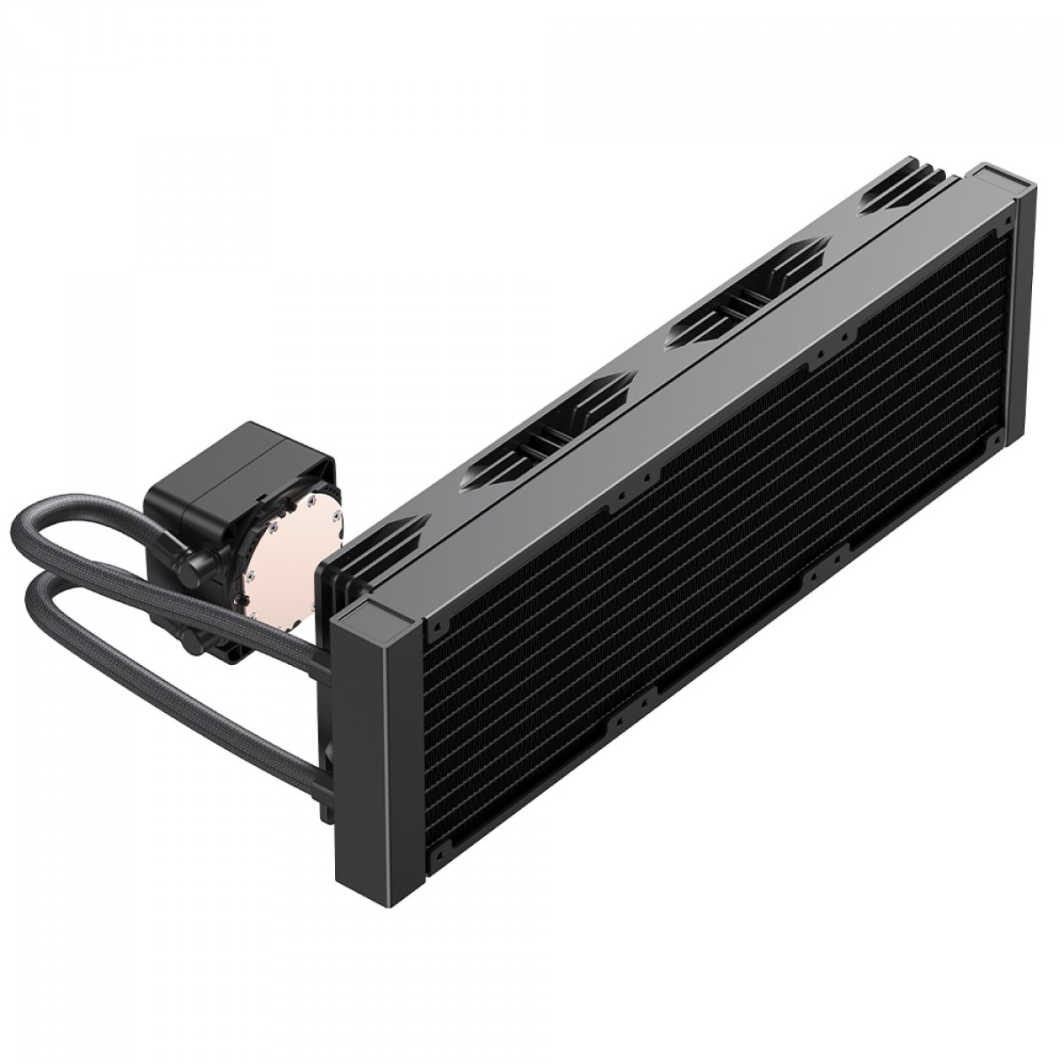 Water Cooler Gamer Ninja Yuki, ARGB, 360mm, Intel-AMD, Controladora, Black, GN-WC-YK360RB