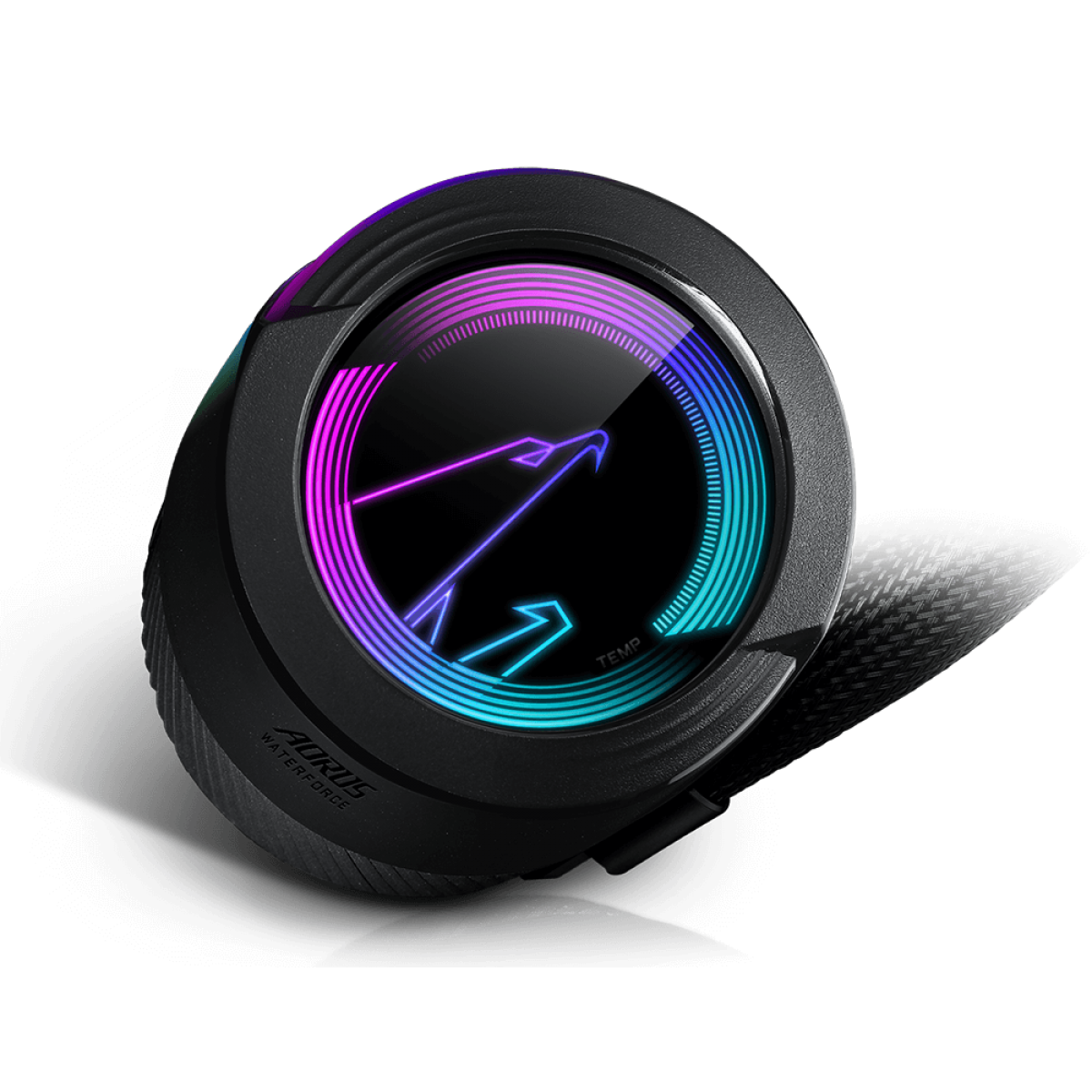 Water Cooler Gigabyte Aorus Waterforce, ARGB, 240mm, Black, Intel-AMD, GP-AORUS WATERFORCE 240
