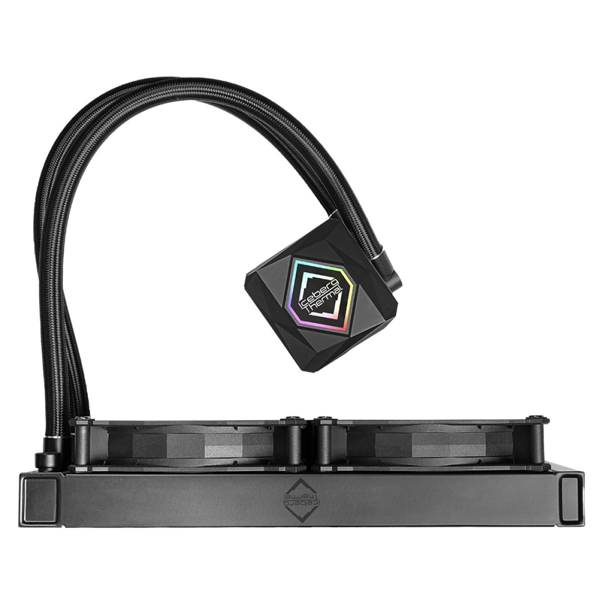 Water Cooler Iceberg Thermal IceFloe OASIS 240, 240mm, ARGB, Intel/AMD, Black