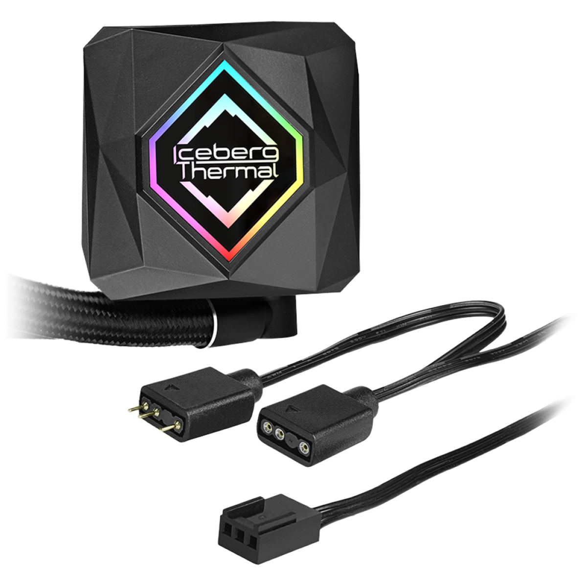 Water Cooler Iceberg Thermal IceFloe OASIS 240, 240mm, ARGB, Intel/AMD, Black