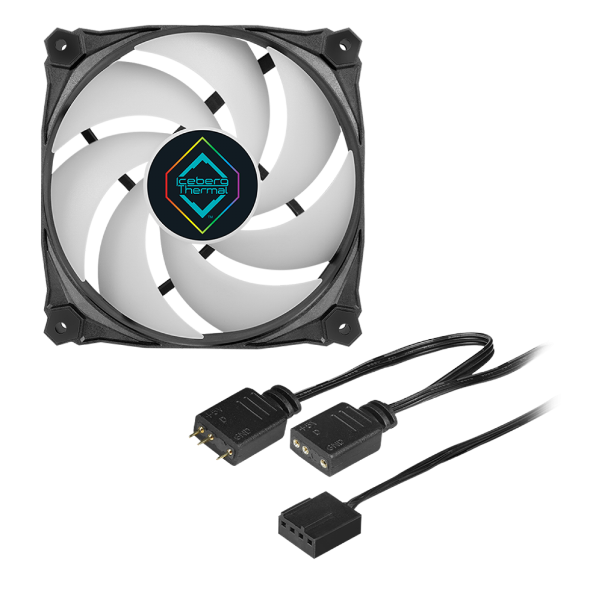 Water Cooler Iceberg Thermal IceFloe OASIS 240, 240mm, ARGB, Intel/AMD, Black