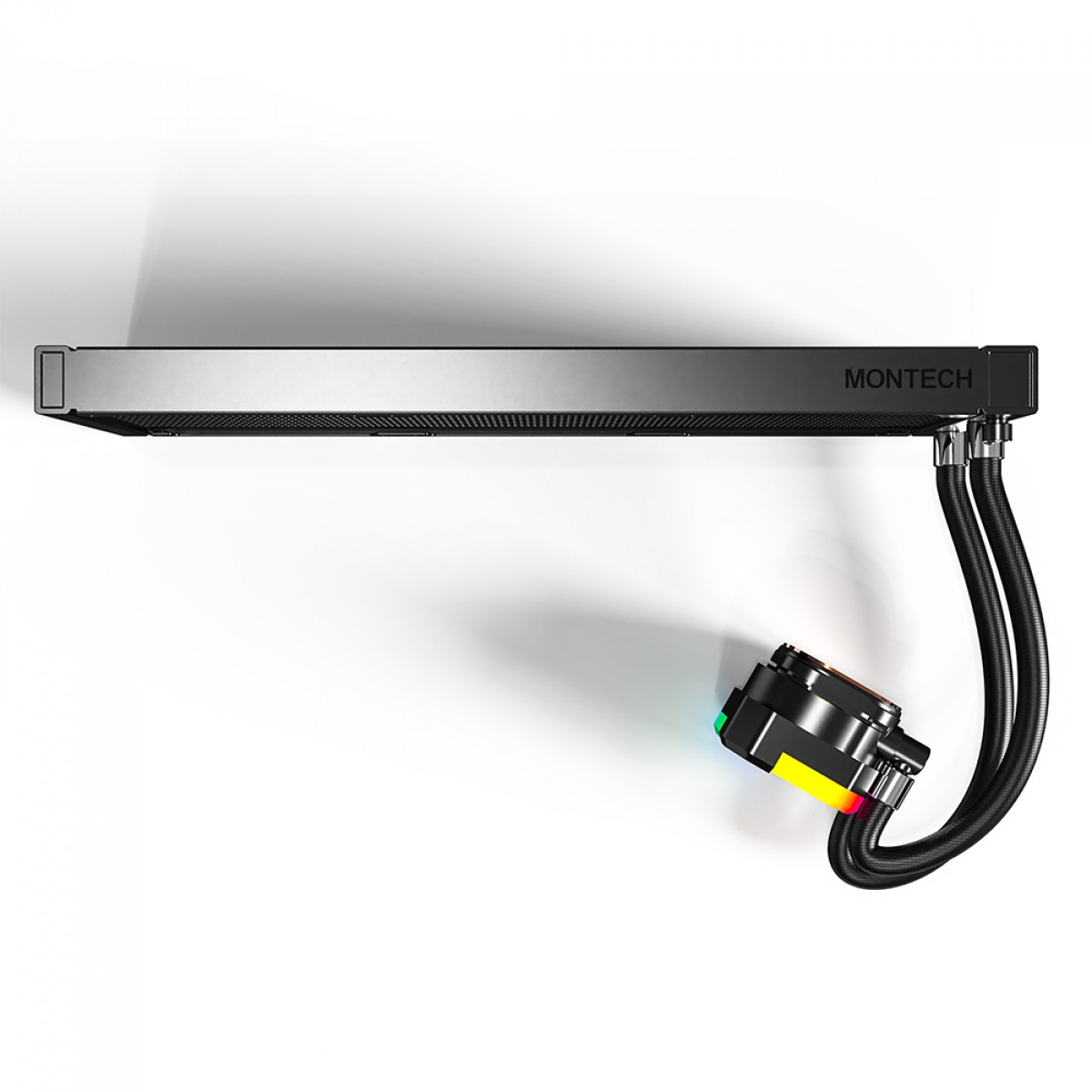 Water Cooler Montech HyperFlow ARGB, 360mm, Intel-AMD, Preto