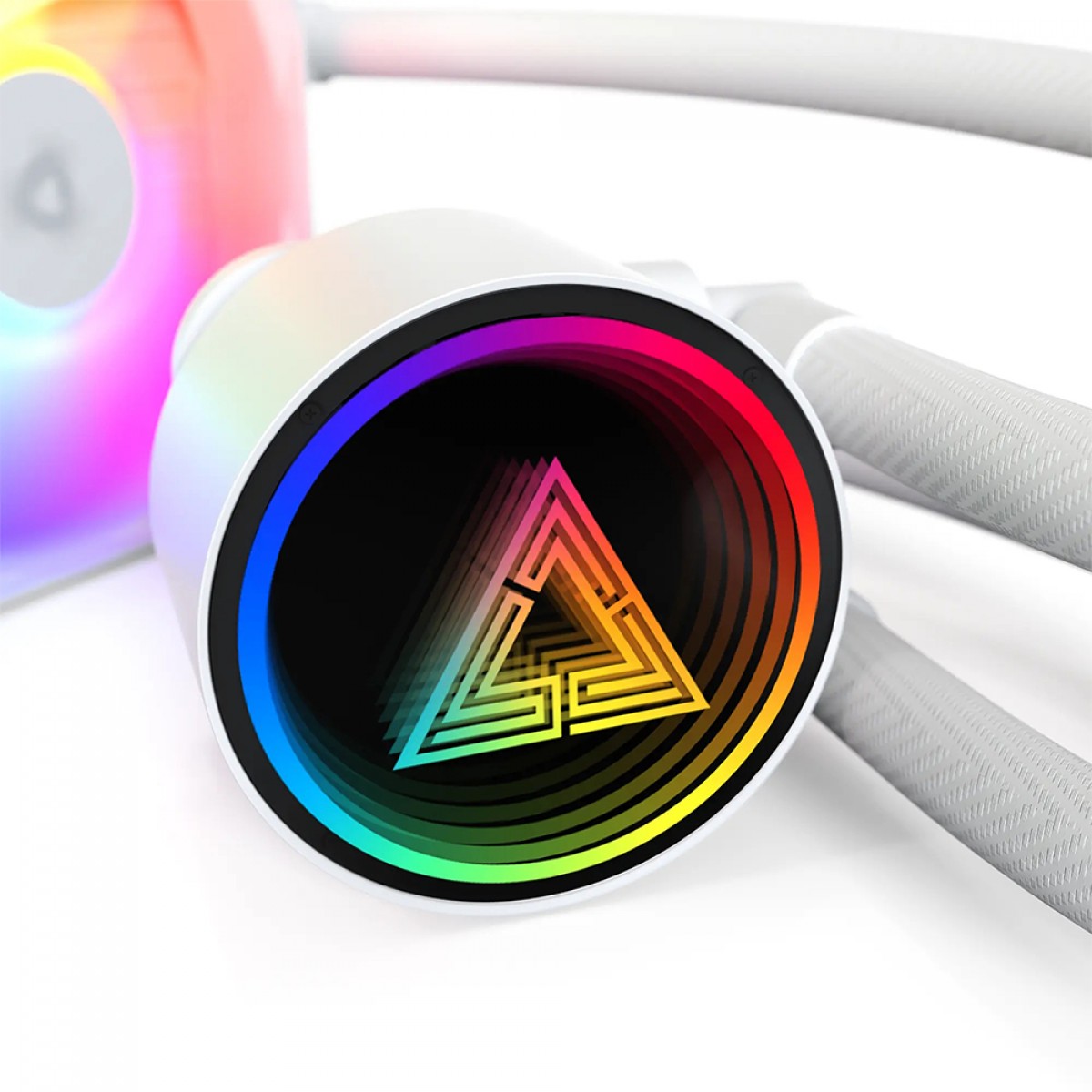 Water Cooler Montech LightFlow ARGB, 240mm, Intel-AMD, Branco