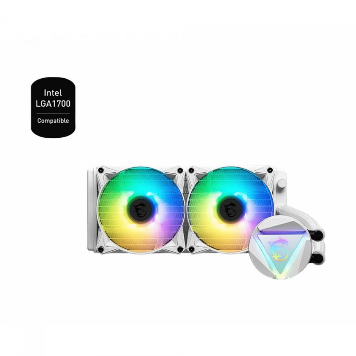 Water Cooler MSI MAG Coreliquid P240 V2, 240mm, Intel-AMD, White - Open Box