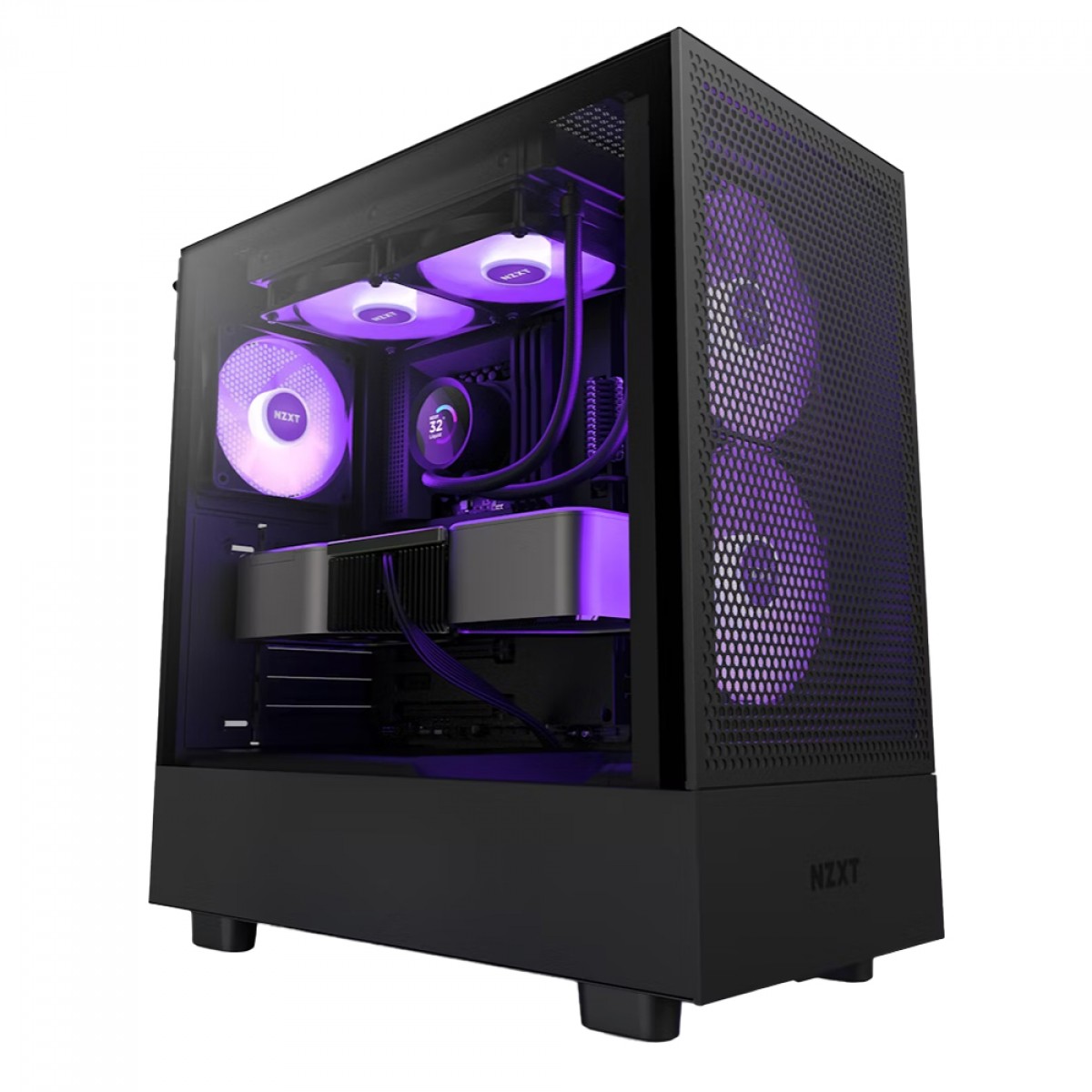 Water Cooler NZXT Kraken 240 RGB, 240mm, AIO LCD Display, Black, Intel-AMD, RL-KR240-B1