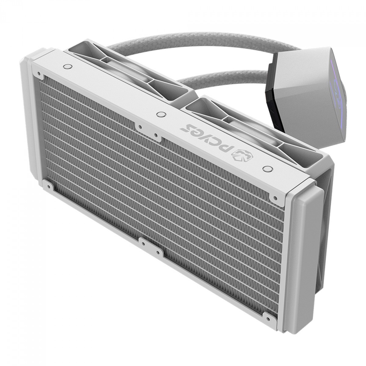 Water Cooler PCYES Tundra White Ghost, ARGB, 240mm, Intel-AMD, Branco, WCTWG240