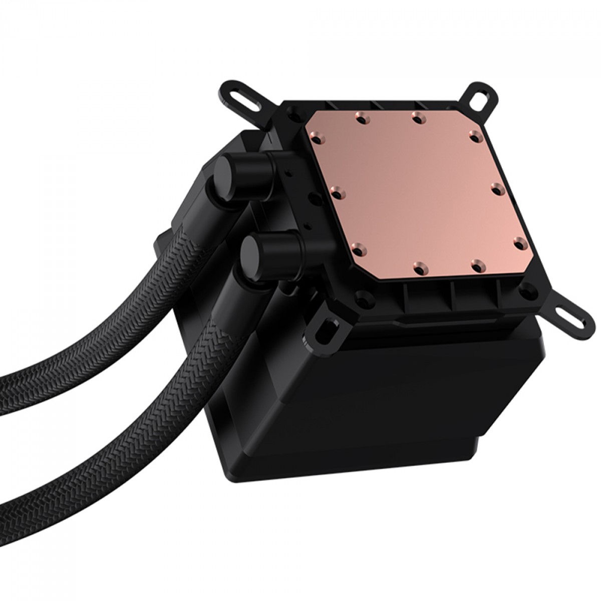 Water Cooler Round5 Notus Black, ARGB, 240mm, Com Display LCD, Intel-AMD, PWM, Preto, R5-WC-NOTUS-240B-2226