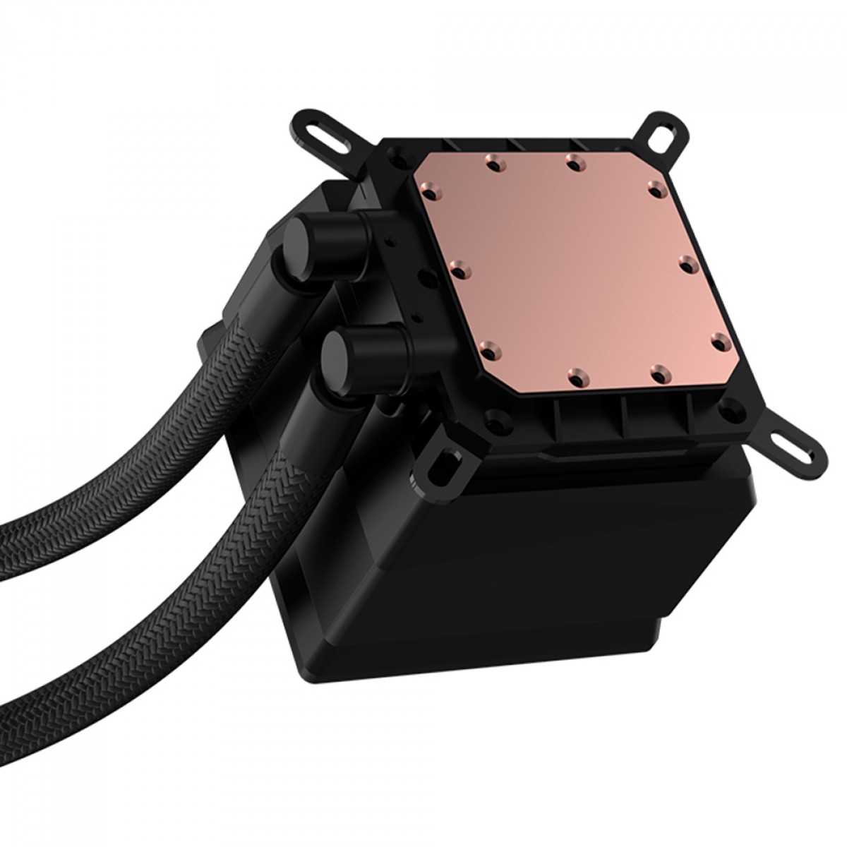 Water Cooler Round5 Zephyro Black, ARGB, 360mm, Com Display LCD, Intel-AMD, PWM, Preto, R5-WC-ZEPHYRO-360B-2224