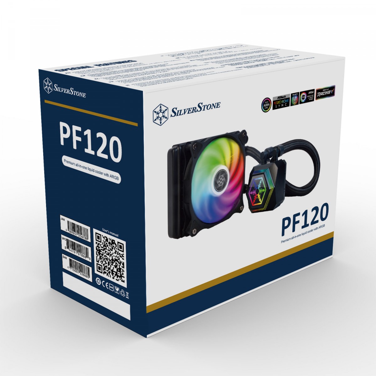 Water Cooler SilverStone PF120-ARGB, 120mm, Intel-AMD, SST-PF120-ARGB-V2