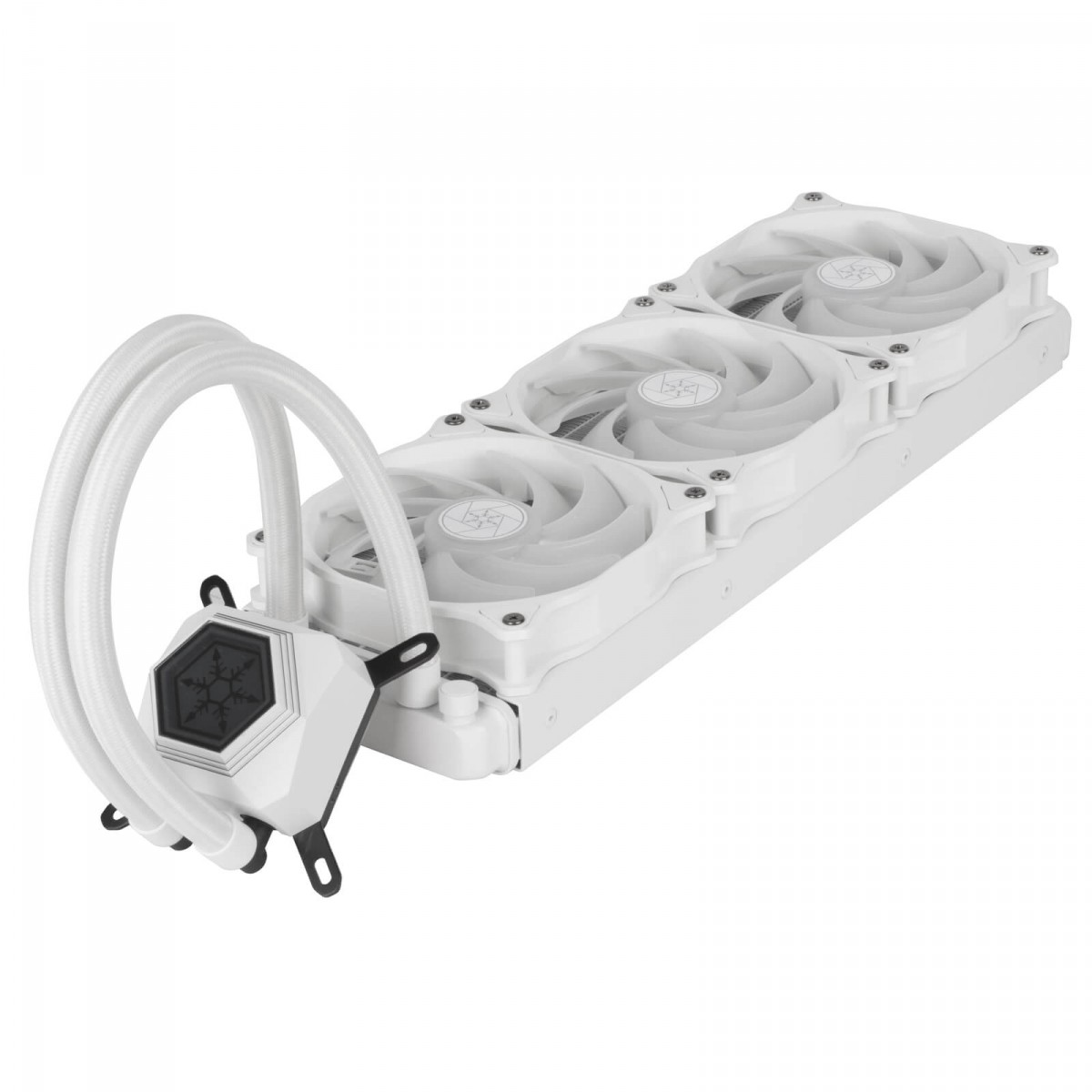 Water Cooler SilverStone PF360W-ARGB-V2, White, 360mm, Intel-AMD, SST-PF360W-ARGB-V2