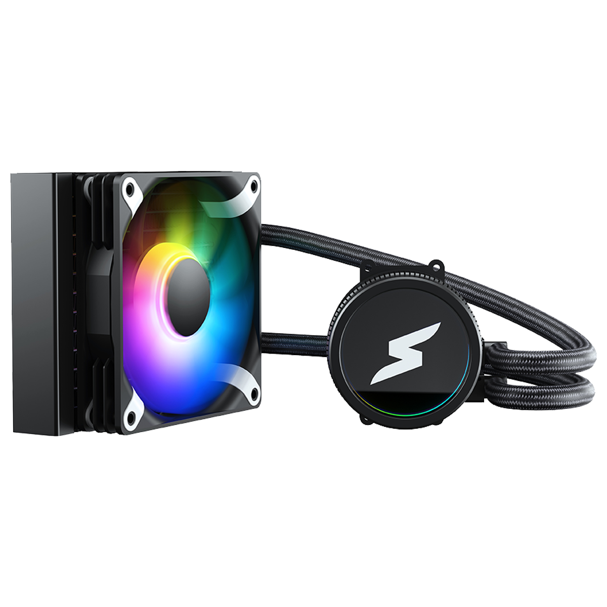 Water Cooler SuperFrame ISENGARD, ARGB, 120mm, Intel-AMD, Controladora, Black, SF-W120