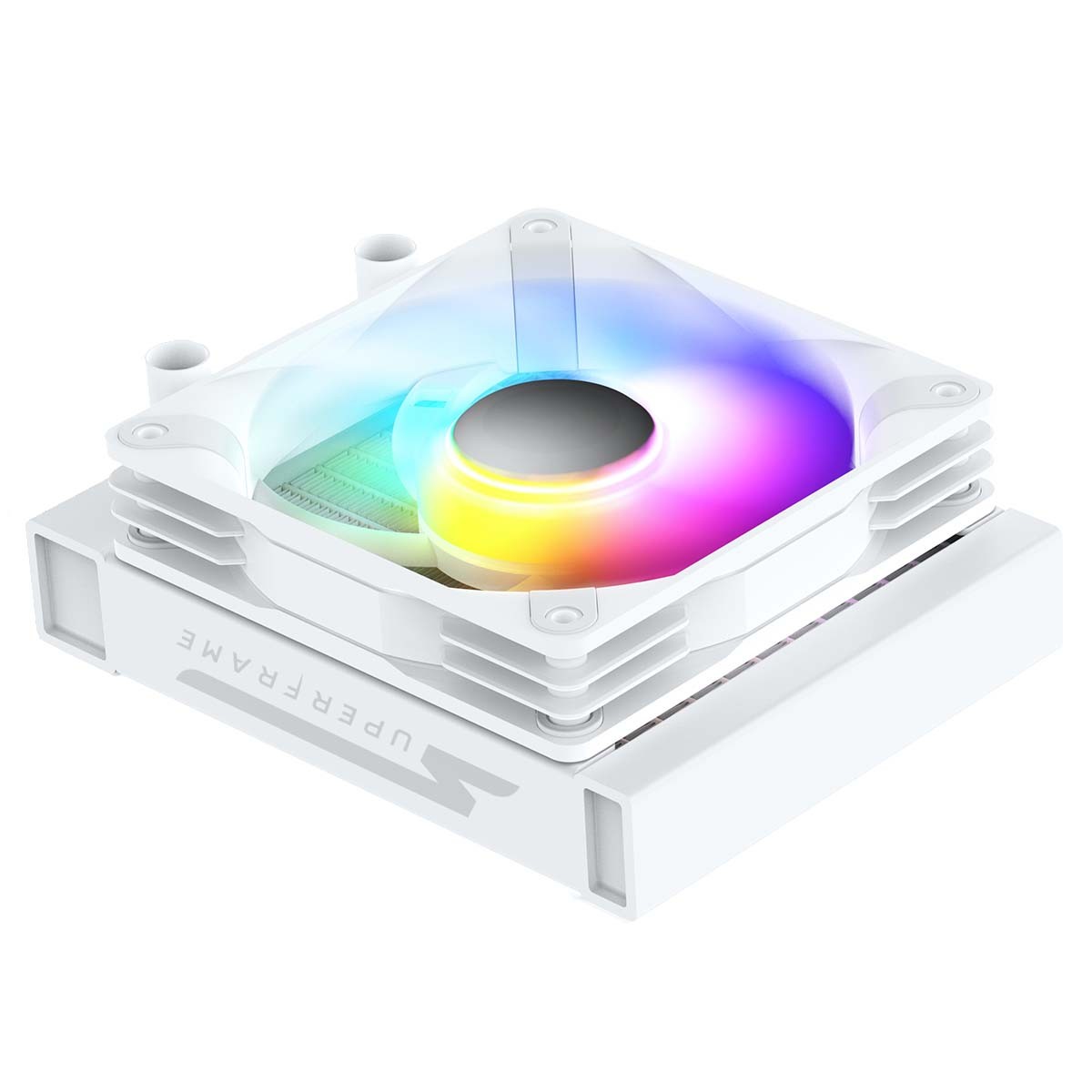Water Cooler SuperFrame ISENGARD, ARGB, 120mm, Intel-AMD, Controladora, White, SF-W120W