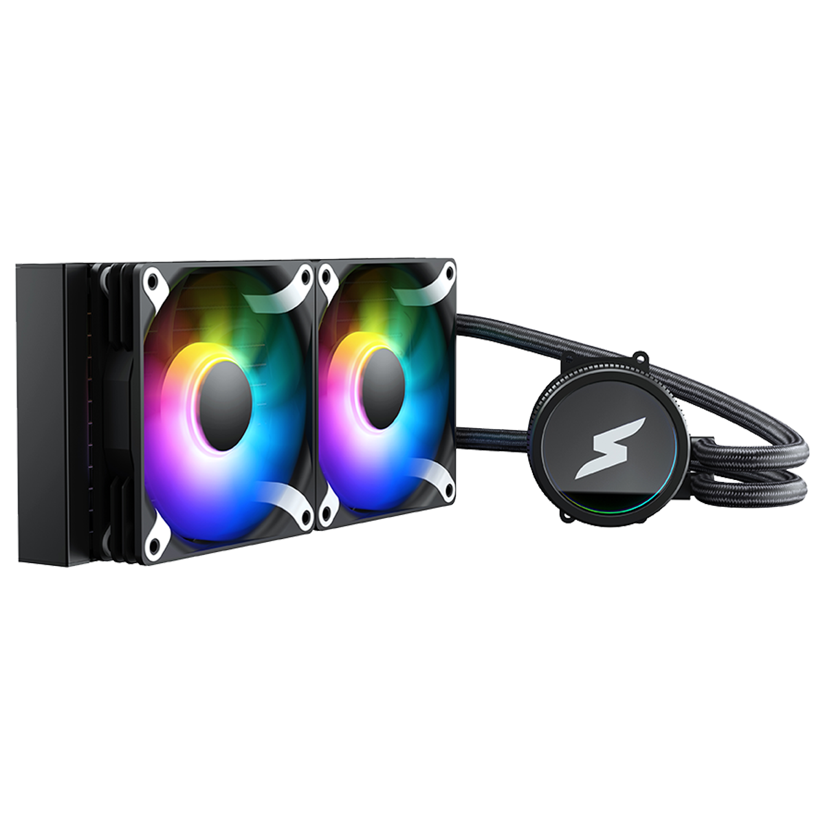 Water Cooler SuperFrame ISENGARD, ARGB, 240mm, Intel-AMD, Controladora, Black, SF-W240