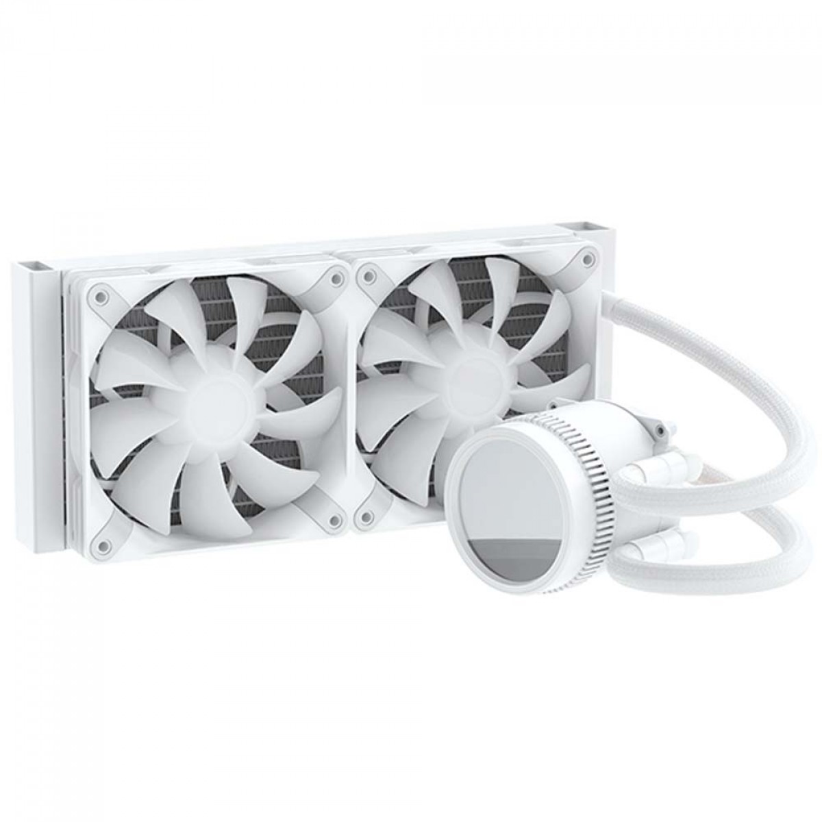 Water Cooler SuperFrame ISENGARD, ARGB, 240mm, Intel-AMD, Controladora, White, SF-W240W
