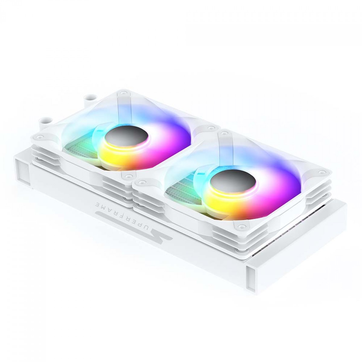 Water Cooler SuperFrame ISENGARD, ARGB, 240mm, Intel-AMD, Controladora, White, SF-W240W