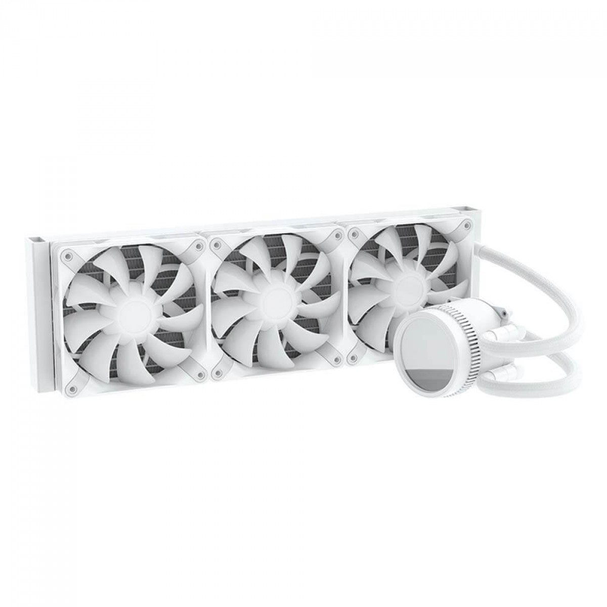 Water Cooler SuperFrame ISENGARD, ARGB, 360mm, Intel-AMD, Controladora, White, SF-W360W
