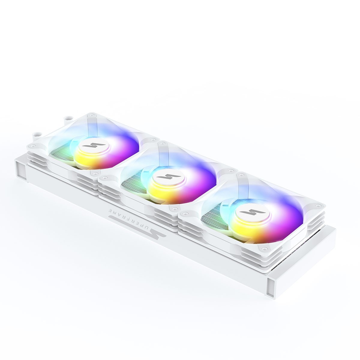 Water Cooler SuperFrame ISENGARD, ARGB, 360mm, Intel-AMD, Controladora, White, SF-W360W