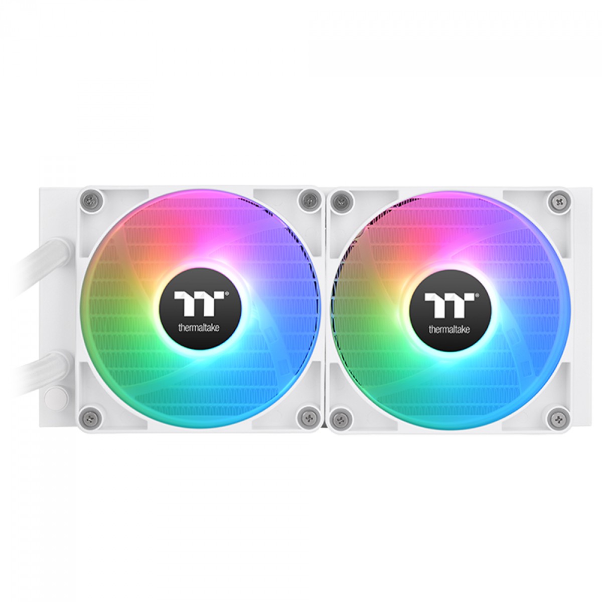 Water Cooler Thermaltake TH240 V2 Ultra EX Snow, ARGB, Display LCD, 240mm, Intel-AMD, Branco, CL-W425-PL12SW-A - Open Box