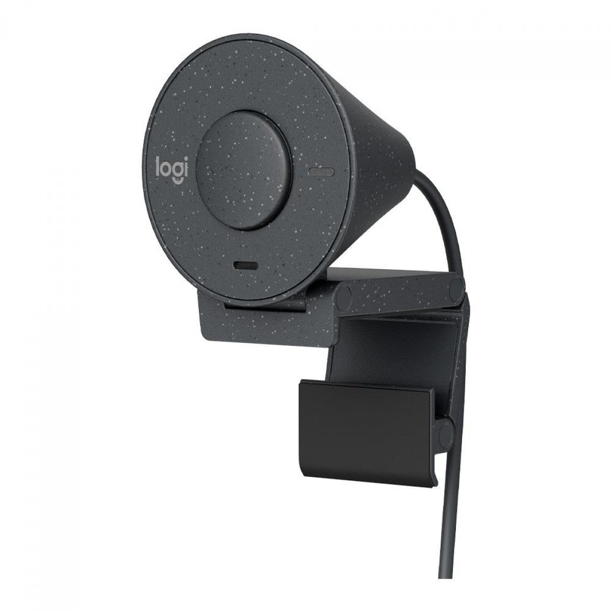 Webcam Logitech Brio 300, Full HD 1080P, 30 FPS, USB-C, Grafite, 960-001413
